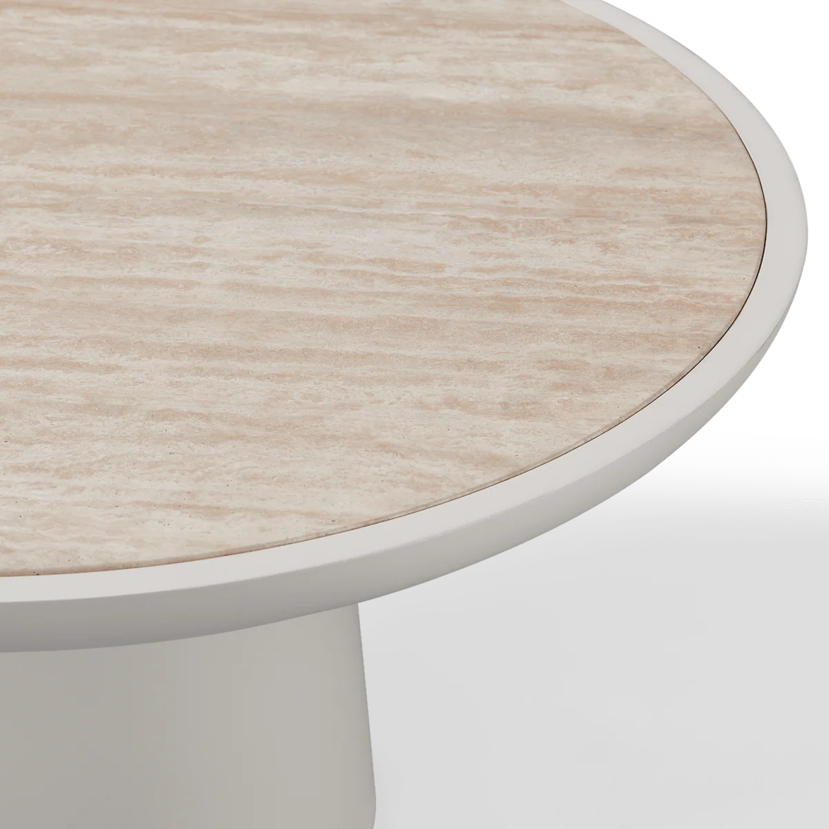 Nova Aluminum Round Coffee Table 30" - Image 4