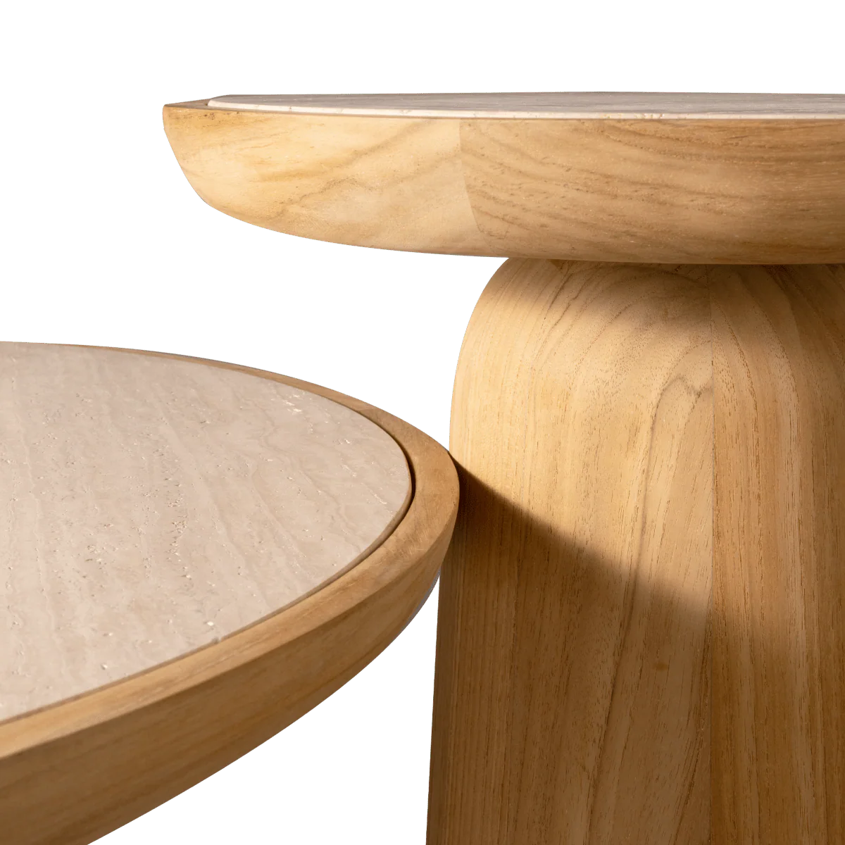 Nova Teak Round Side Table - Image 5