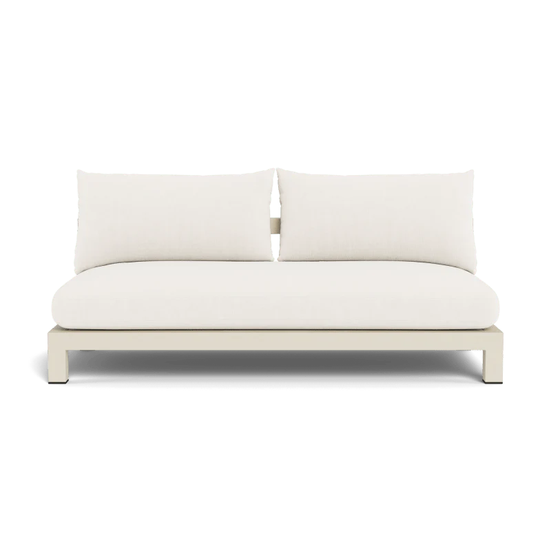 Pacific Aluminum 2 Seat Armless Sofa - Image 106
