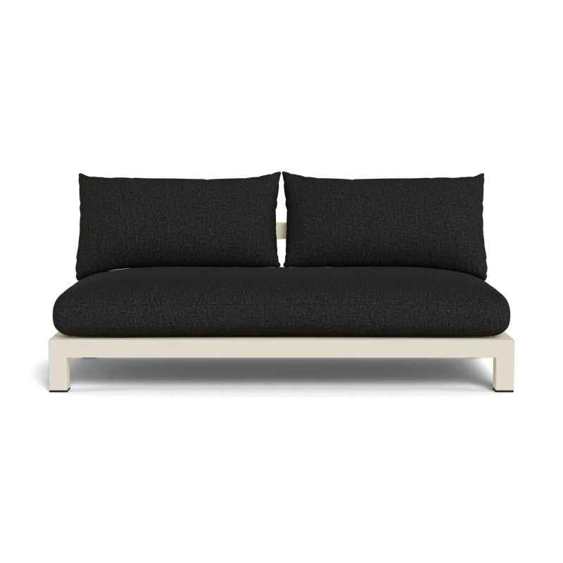 Pacific Aluminum 2 Seat Armless Sofa - Image 28