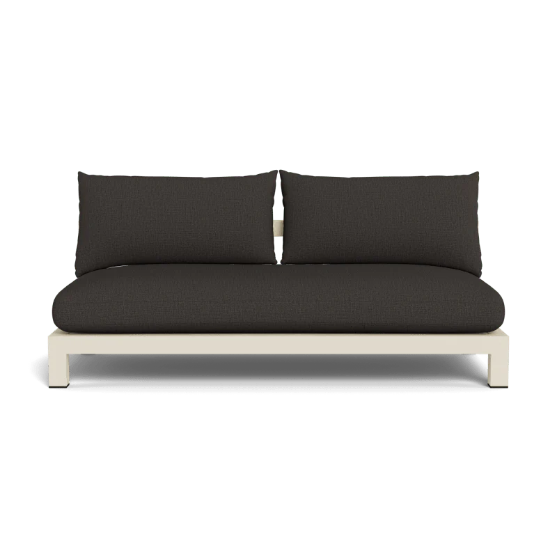 Pacific Aluminum 2 Seat Armless Sofa - Image 59
