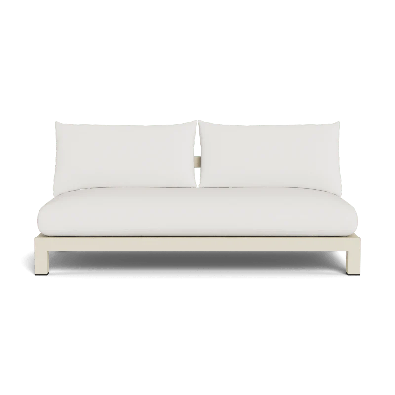 Pacific Aluminum 2 Seat Armless Sofa - Image 65