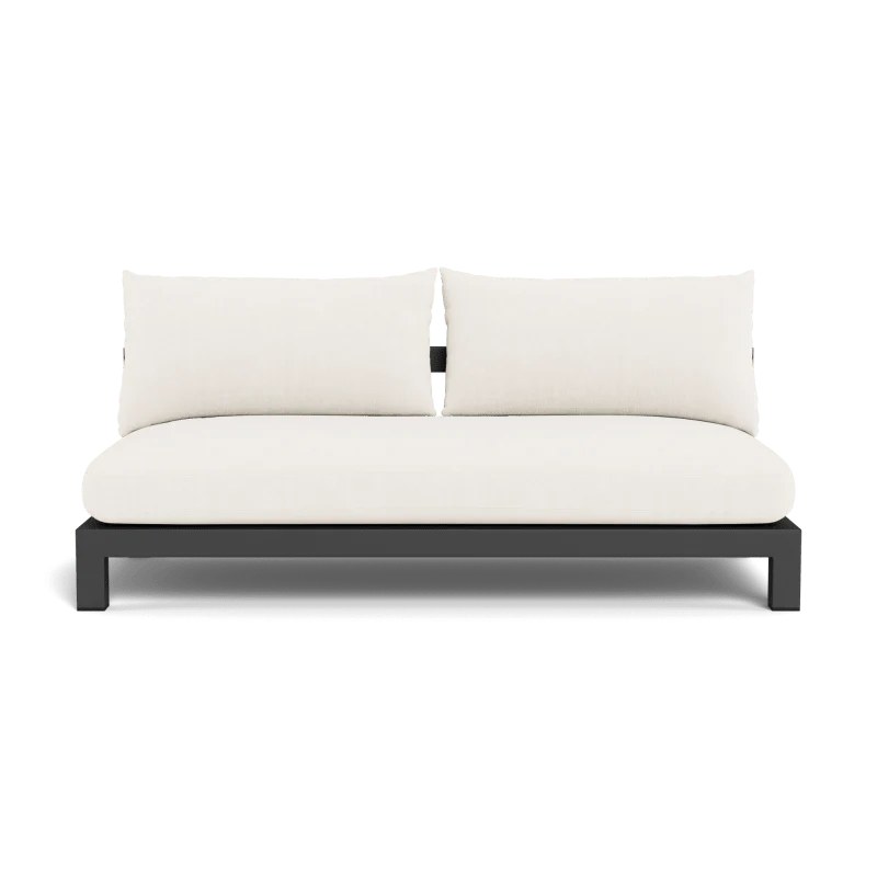 Pacific Aluminum 2 Seat Armless Sofa - Image 72