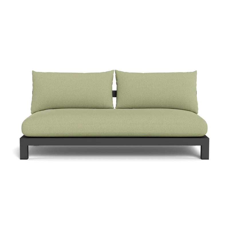 Pacific Aluminum 2 Seat Armless Sofa - Image 96