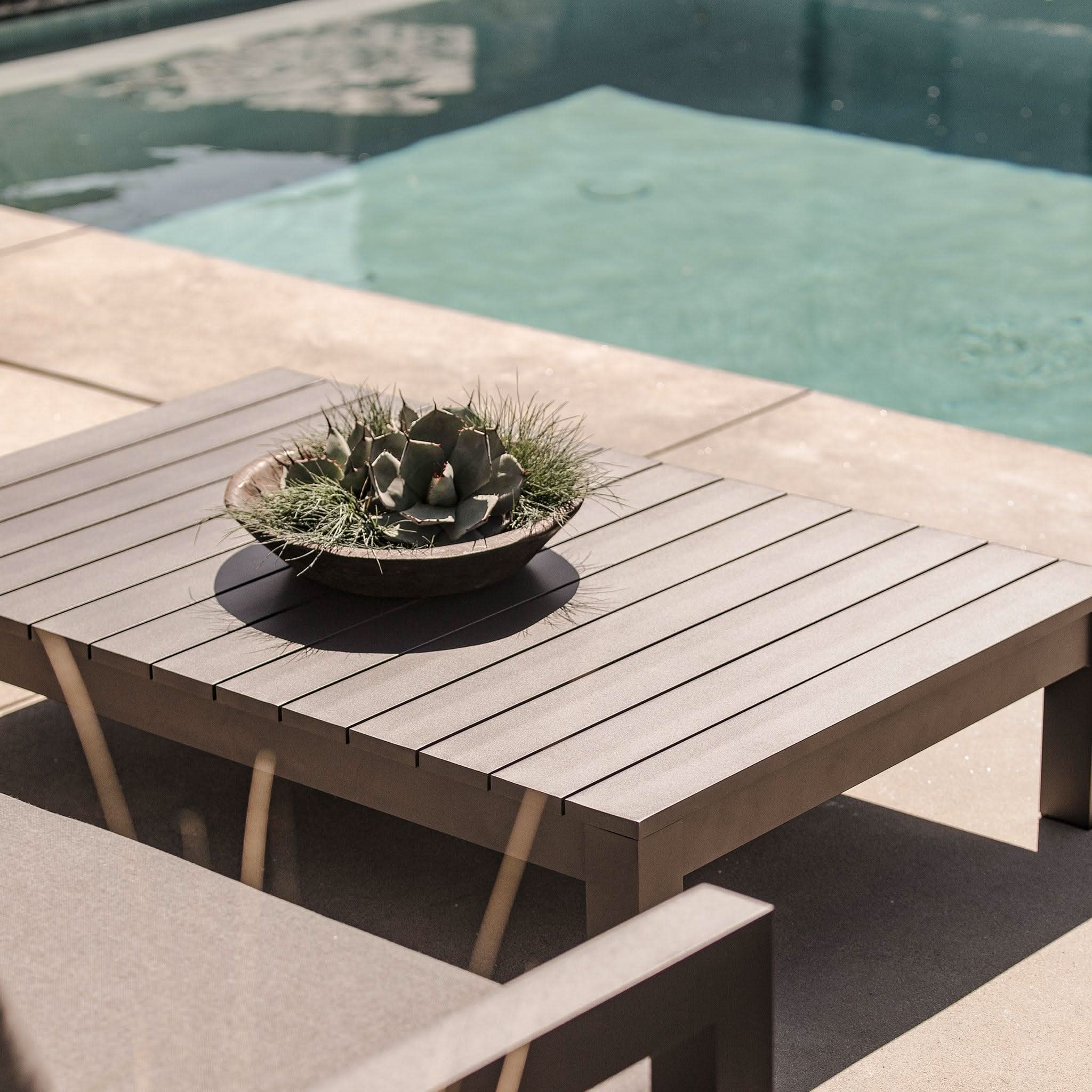 Pacific Aluminum Coffee Table - Image 6