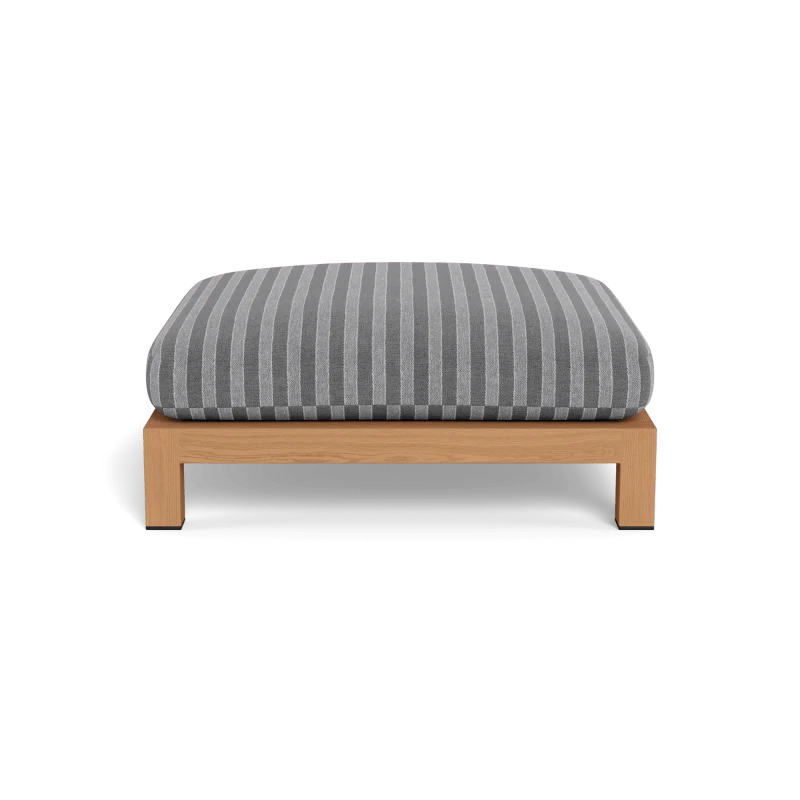 Pacific Teak Ottoman - Image 95