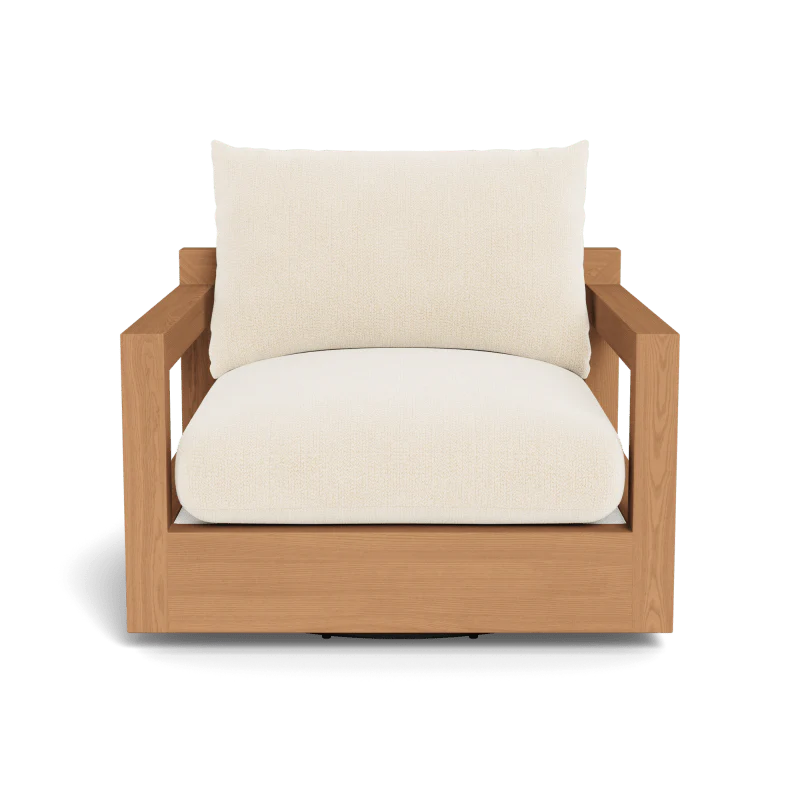 Pacific Teak Swivel Lounge Chair - Image 16