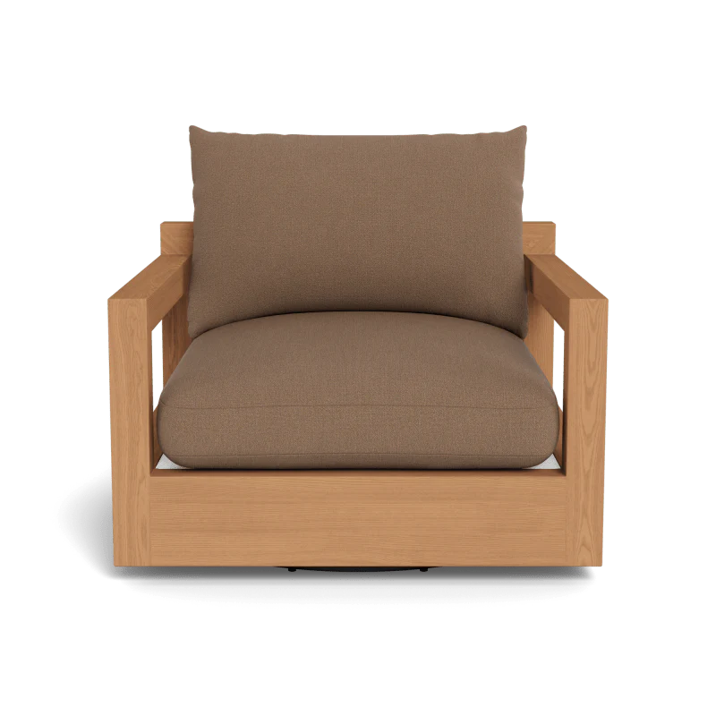Pacific Teak Swivel Lounge Chair - Image 61