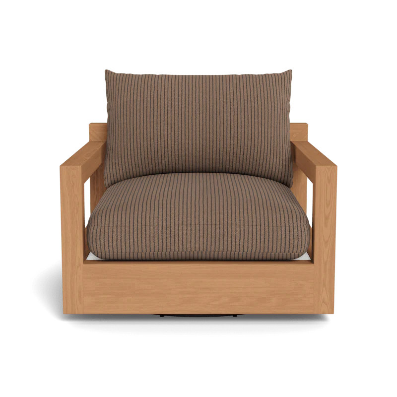 Pacific Teak Swivel Lounge Chair - Image 71