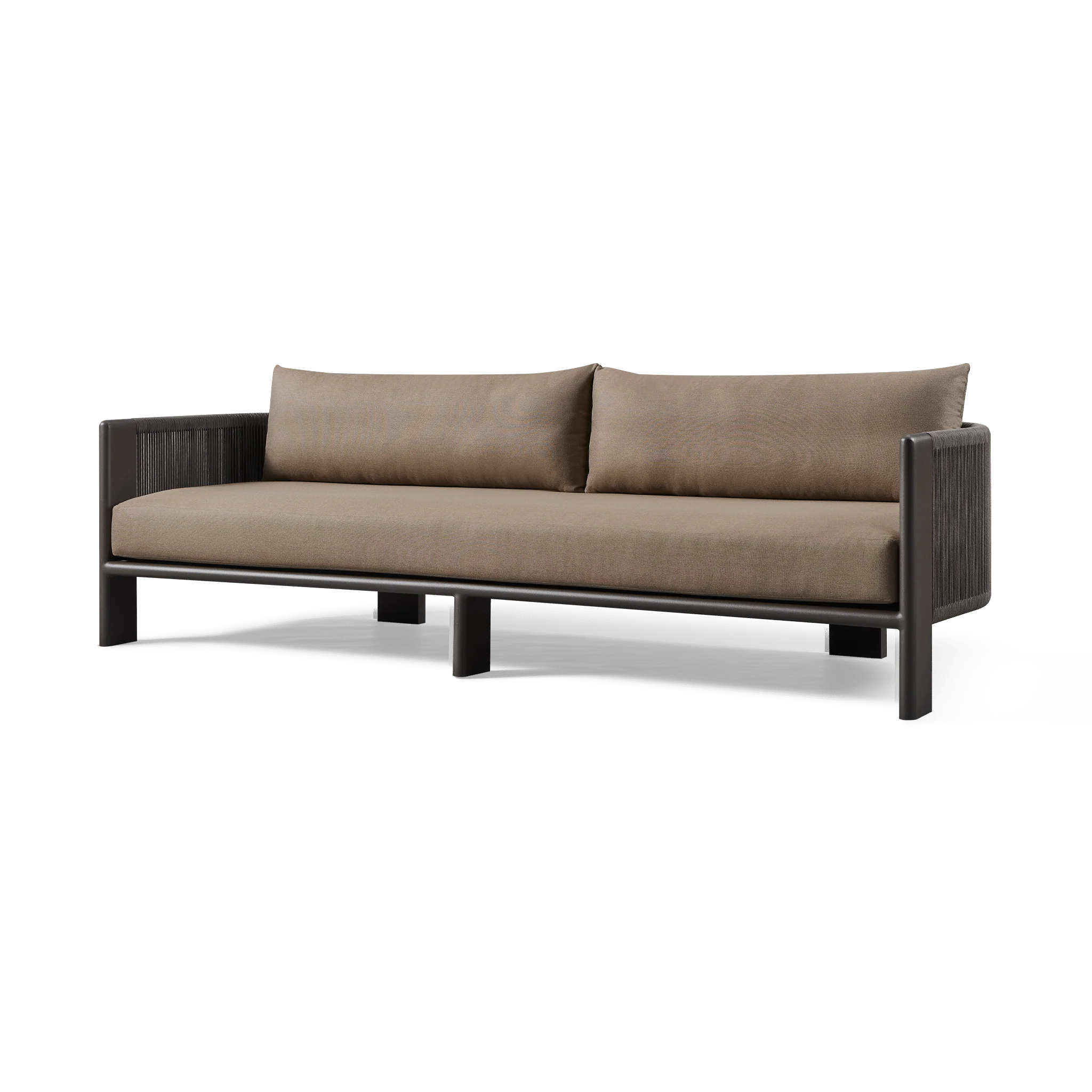 Palm Beach Aluminum 3 Seat Sofa - Image 3