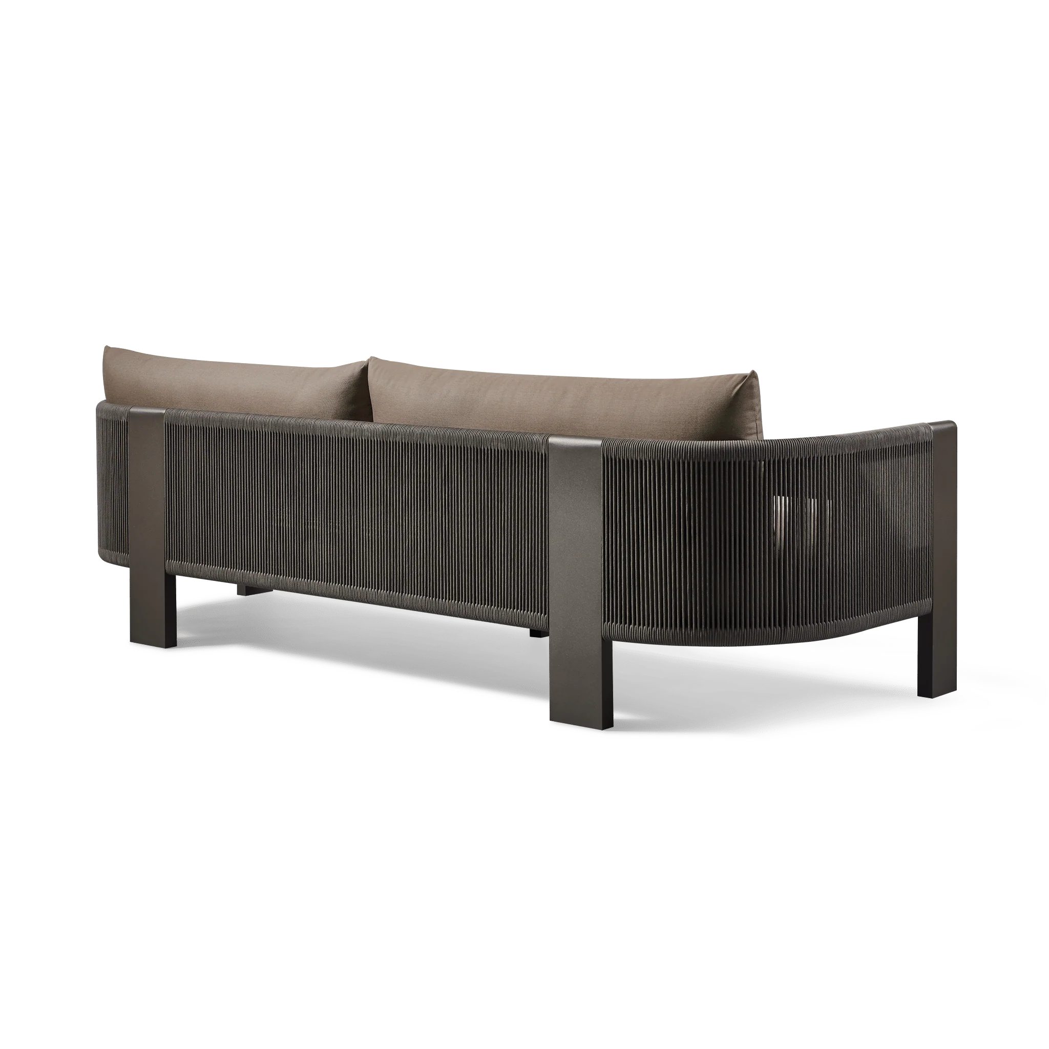 Palm Beach Aluminum 3 Seat Sofa - Image 4