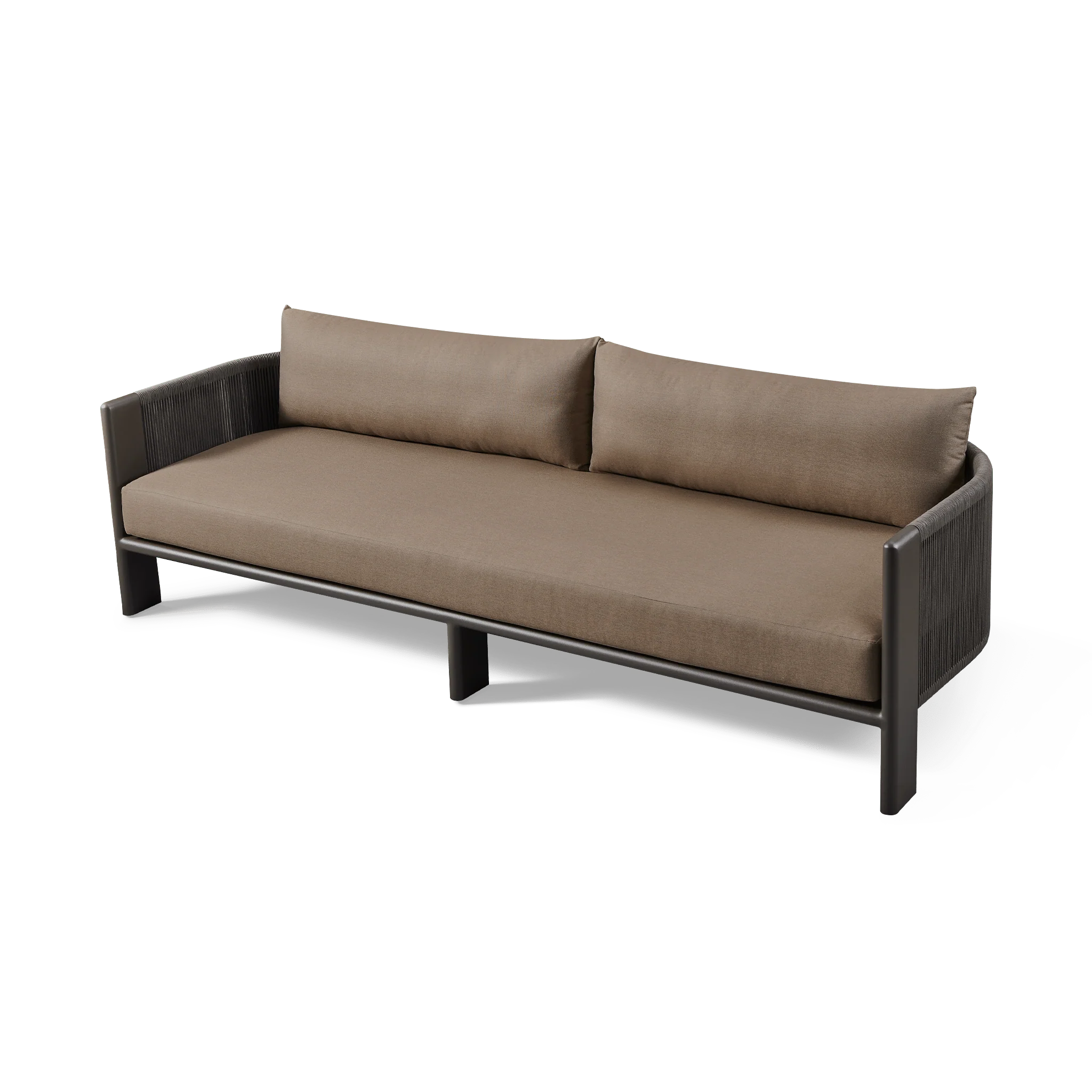 Palm Beach Aluminum 3 Seat Sofa - Image 5