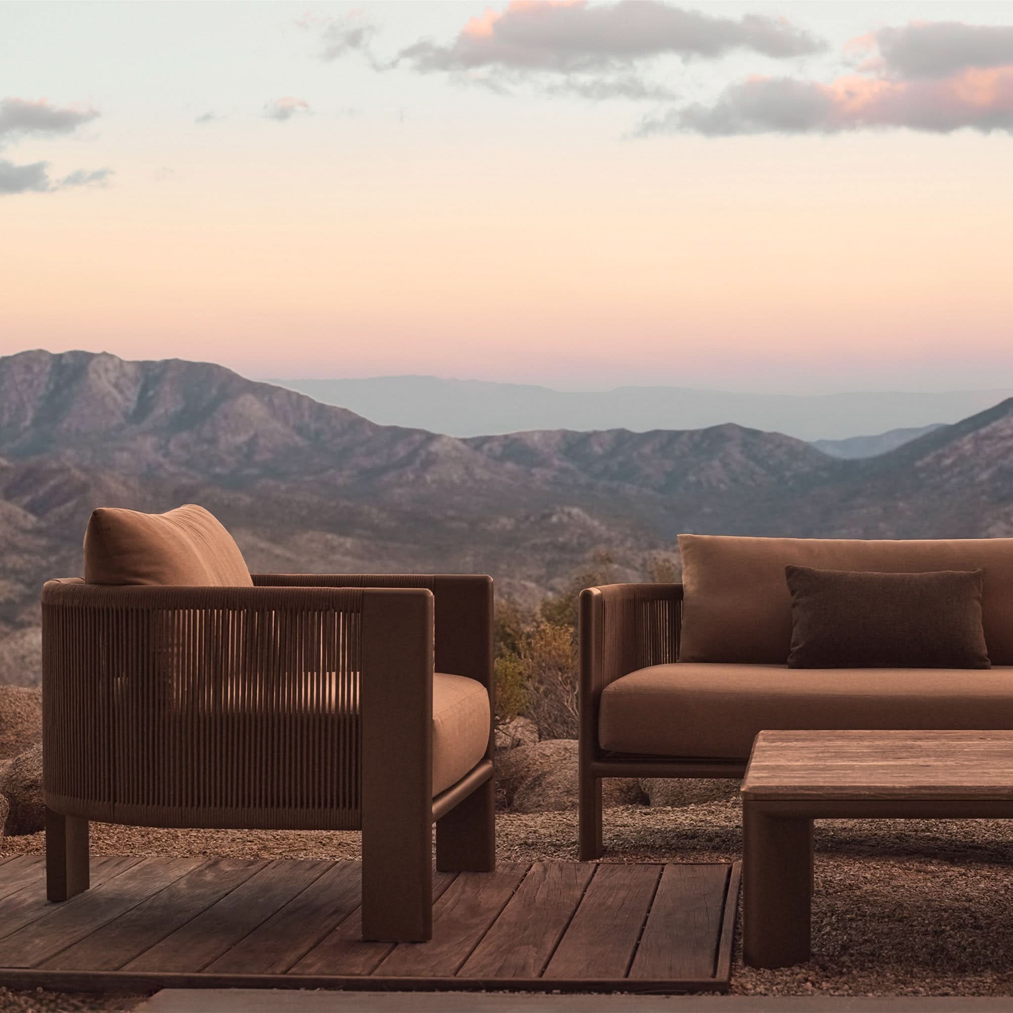 Palm Beach Aluminum 3 Seat Sofa - Image 9
