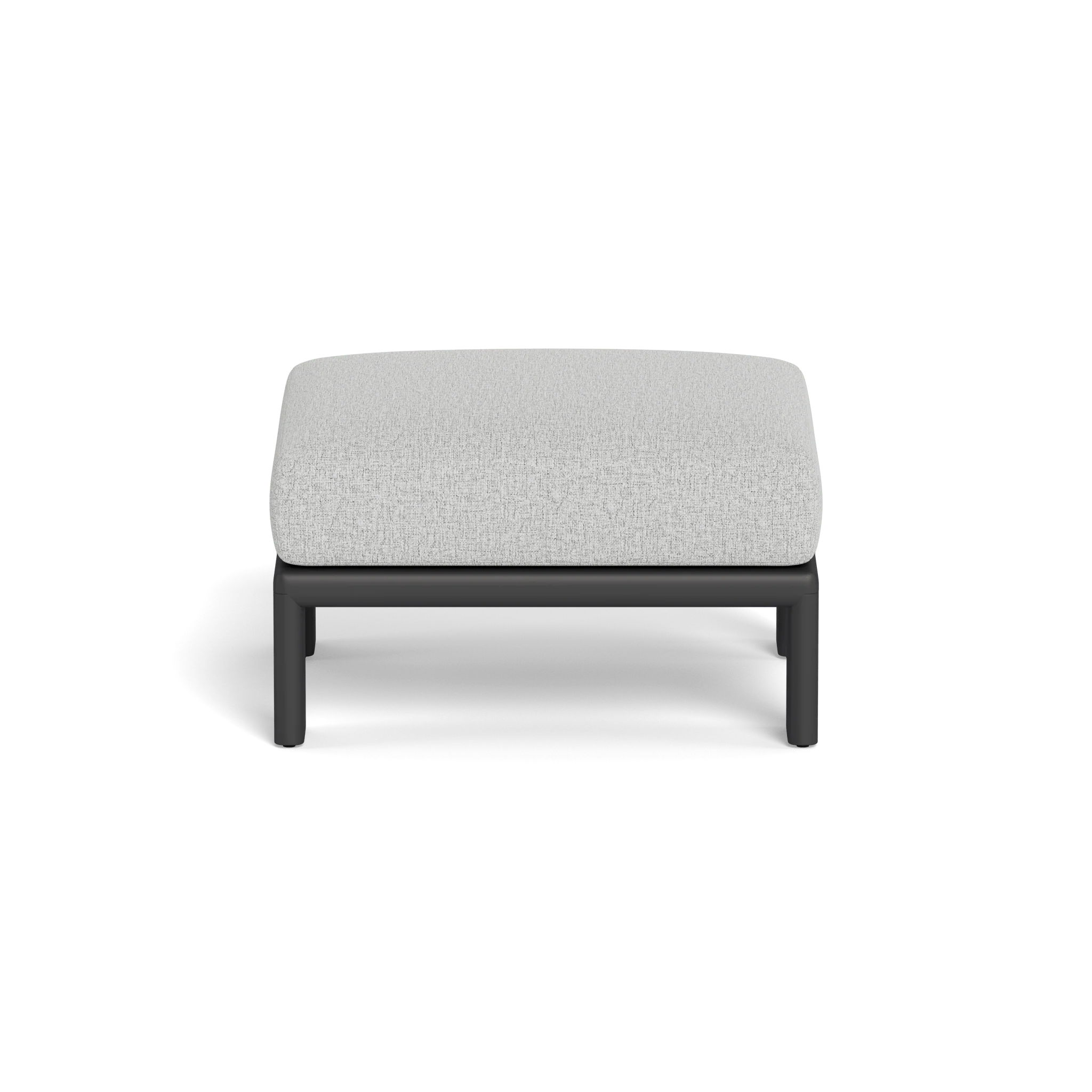Palm Beach Aluminum Ottoman - Image 7