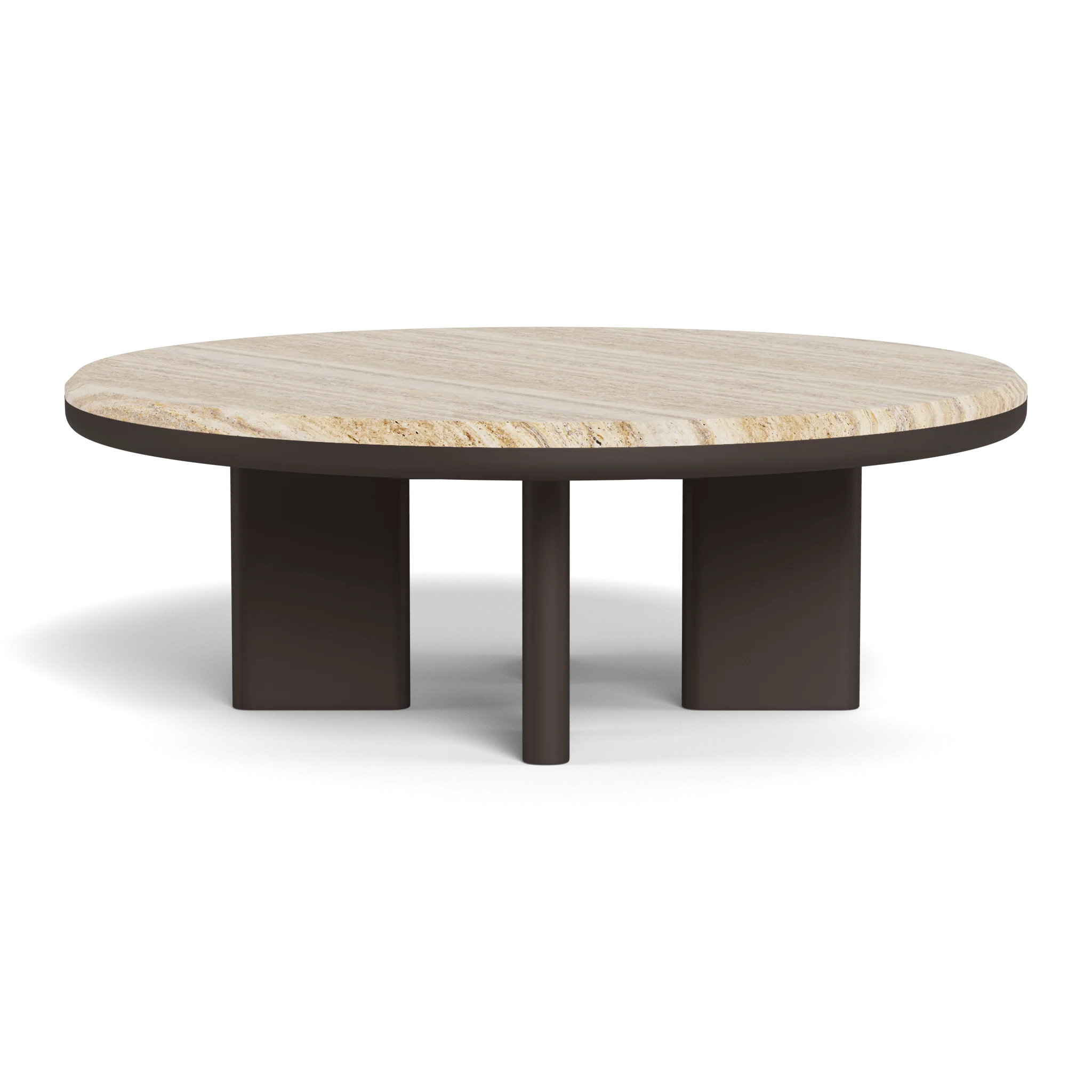 Palm Beach Aluminum Round Coffee Table - Image 10