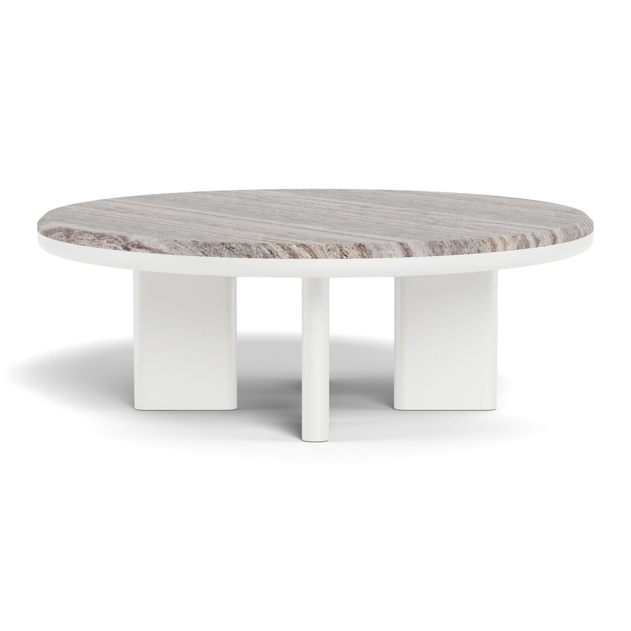Palm Beach Aluminum Round Coffee Table - Image 13