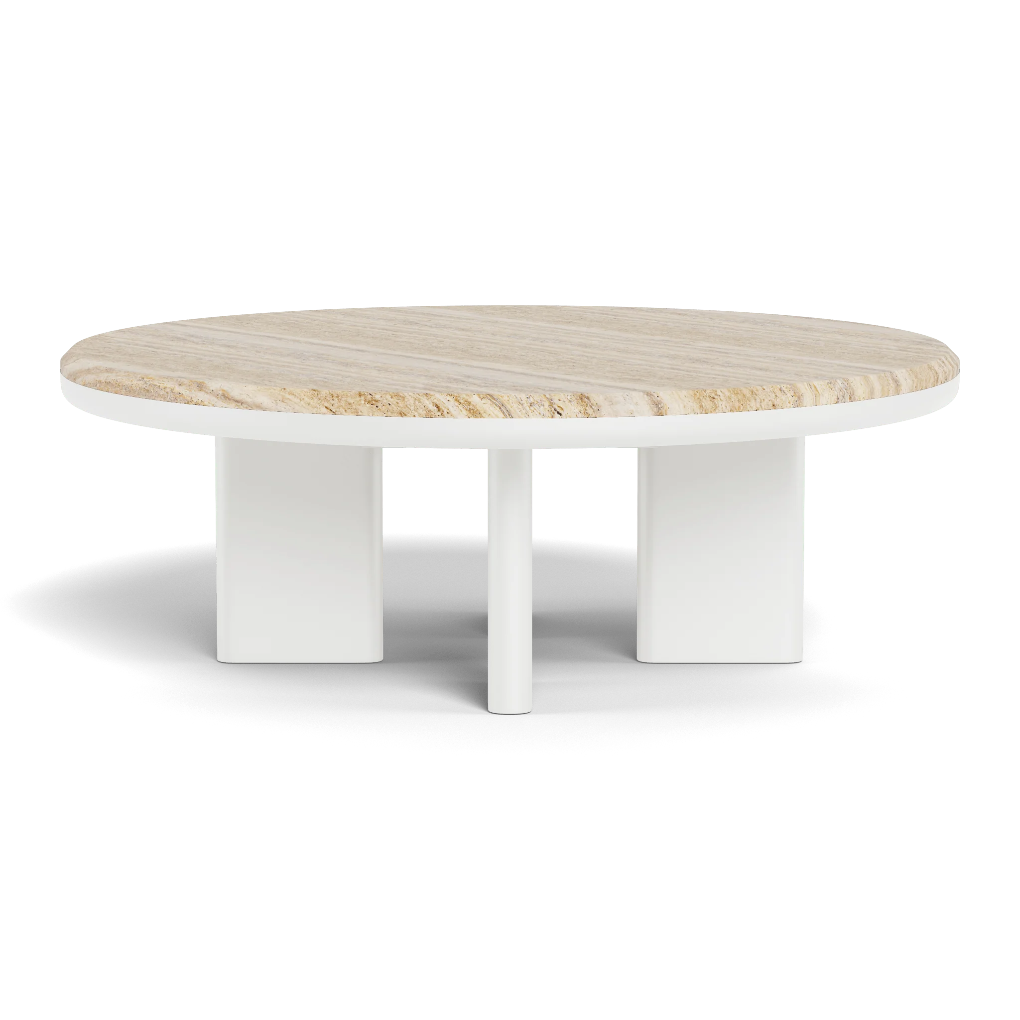 Palm Beach Aluminum Round Coffee Table - Image 14