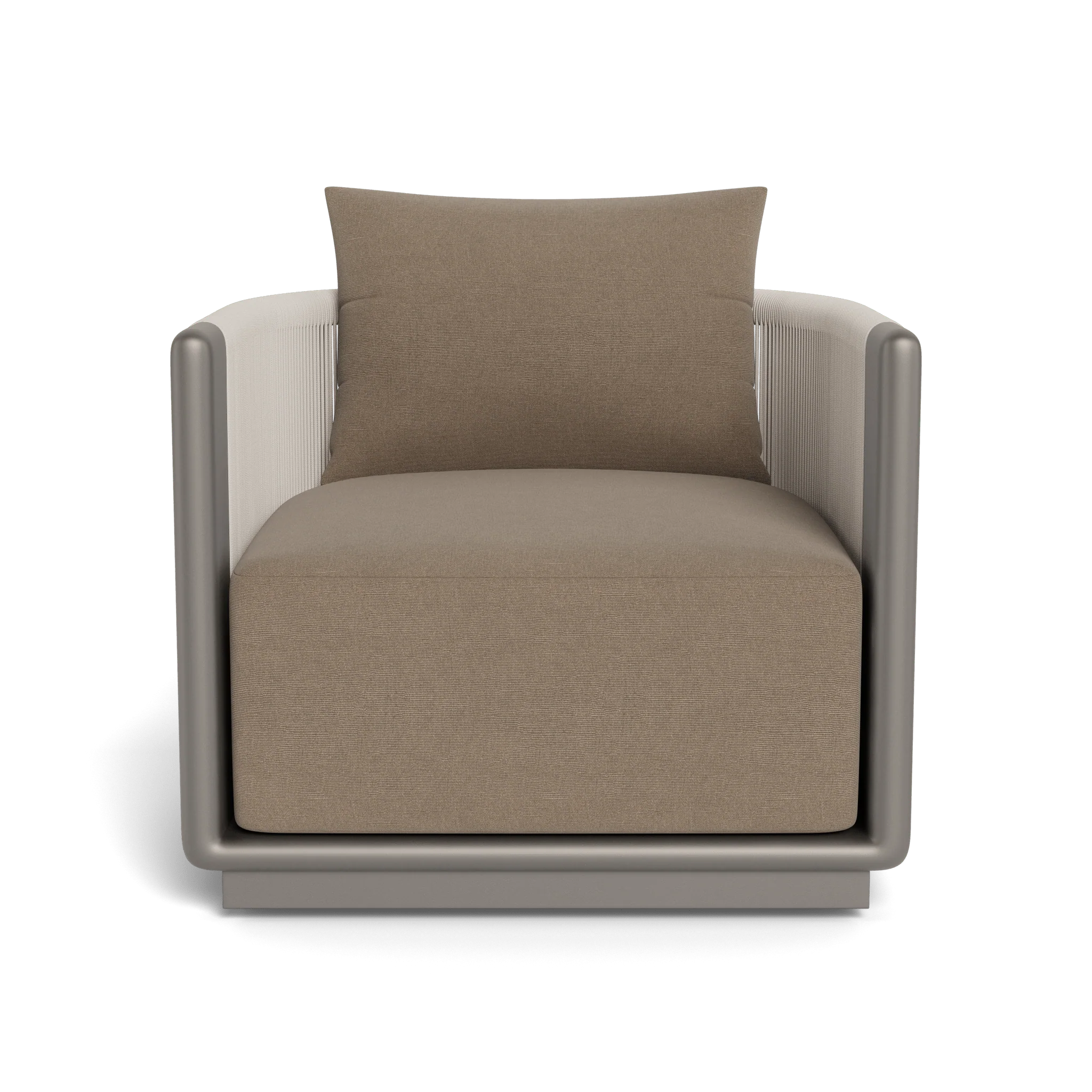 Palm Beach Aluminum Swivel Lounge Chair - Image 26