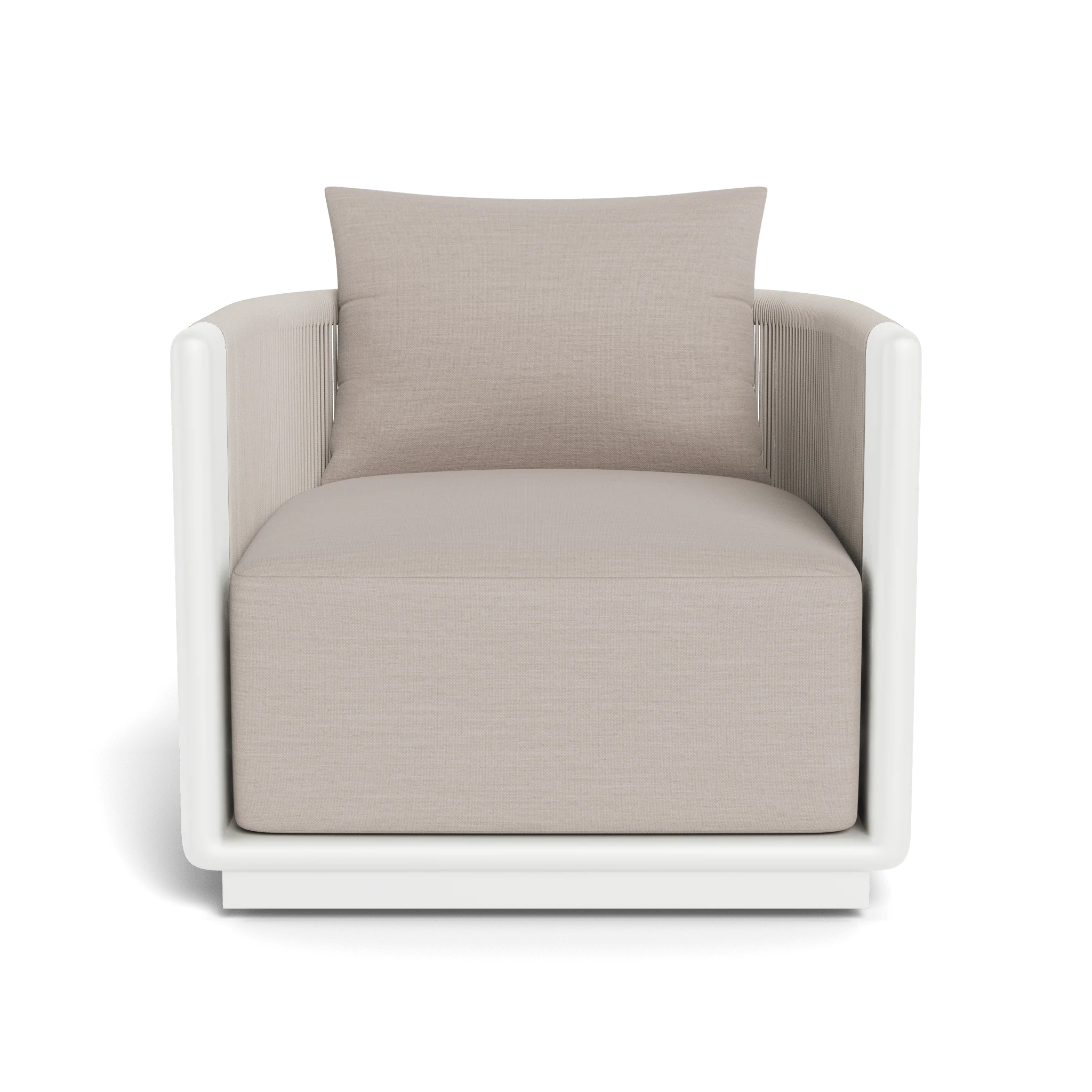 Palm Beach Aluminum Swivel Lounge Chair - Image 35