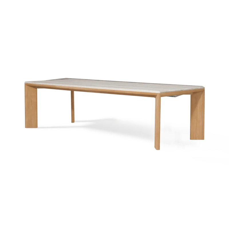 Palm Beach Teak Rectangle Dining Table - Image 3