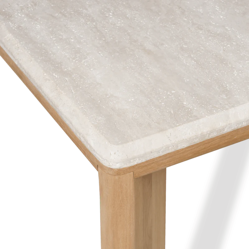 Palm Beach Teak Rectangle Dining Table - Image 8