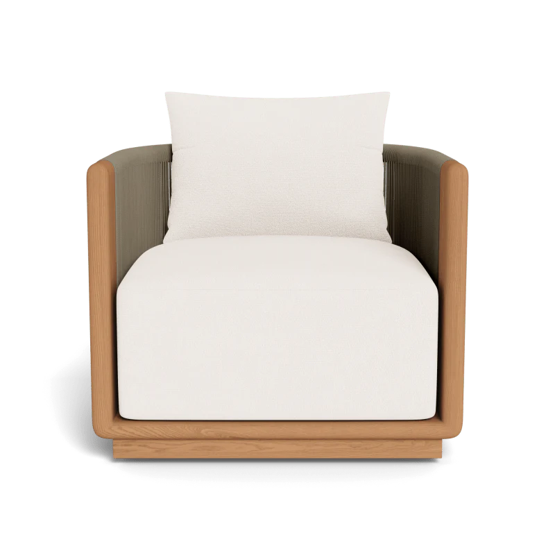 Palm Beach Teak Swivel Lounge Chair - Image 100