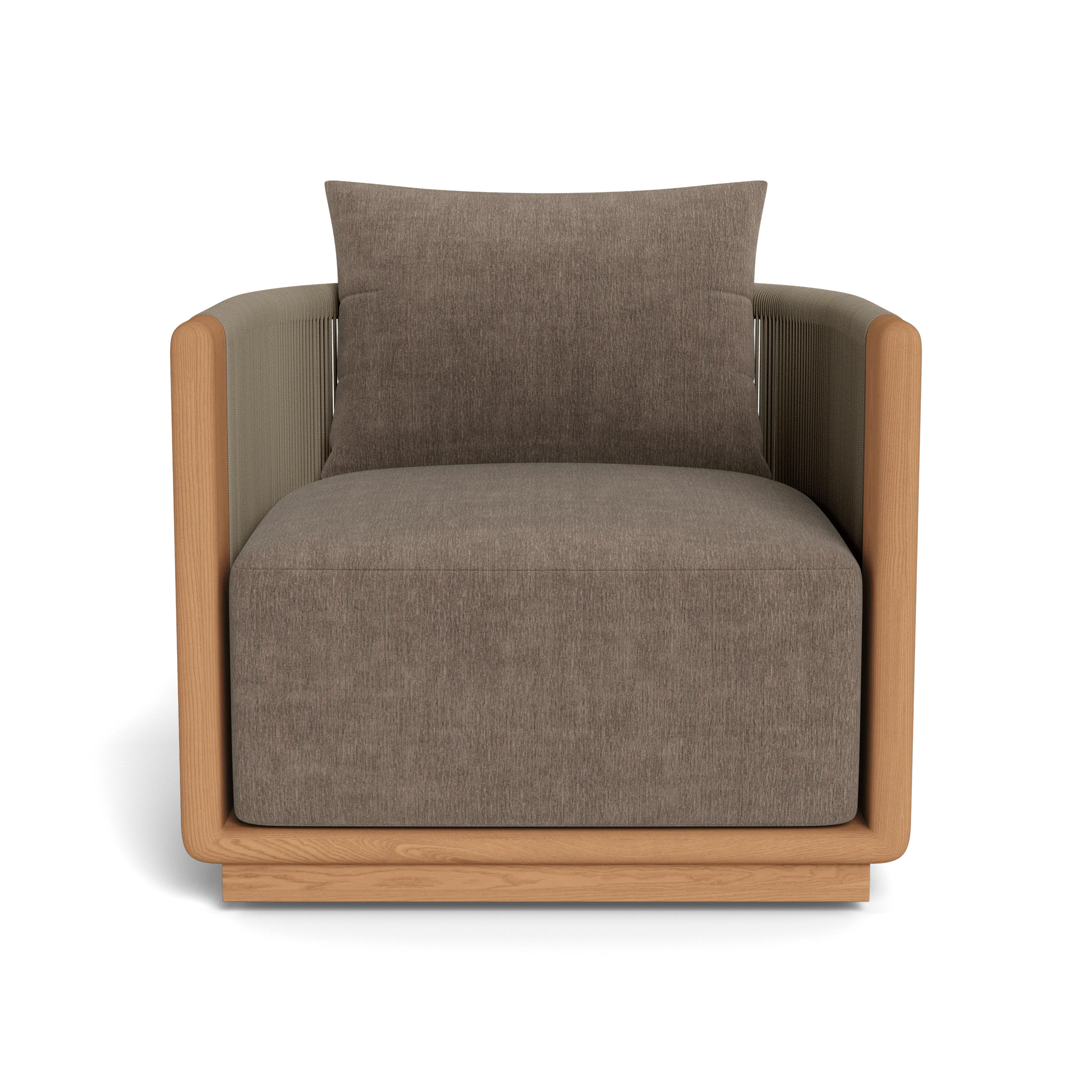 Palm Beach Teak Swivel Lounge Chair - Image 20