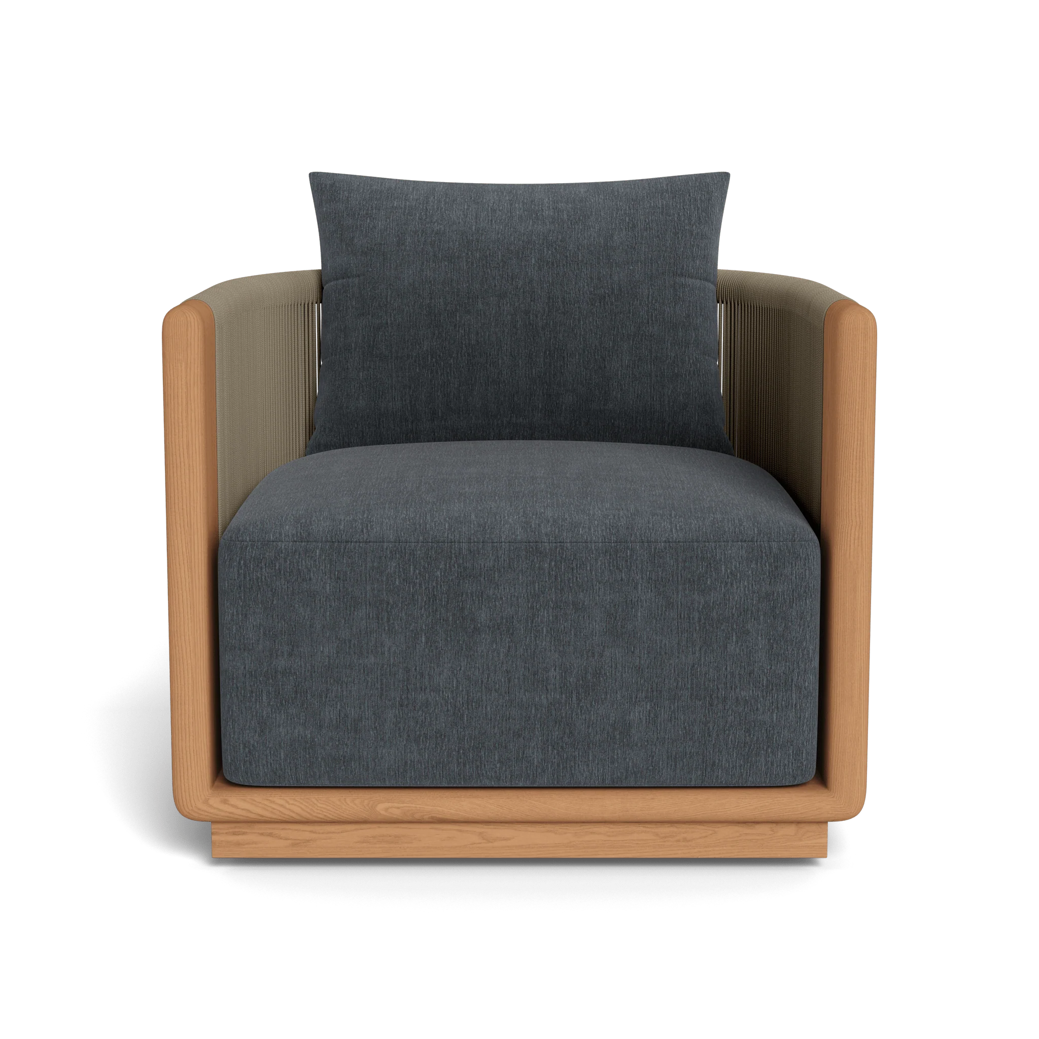 Palm Beach Teak Swivel Lounge Chair - Image 22