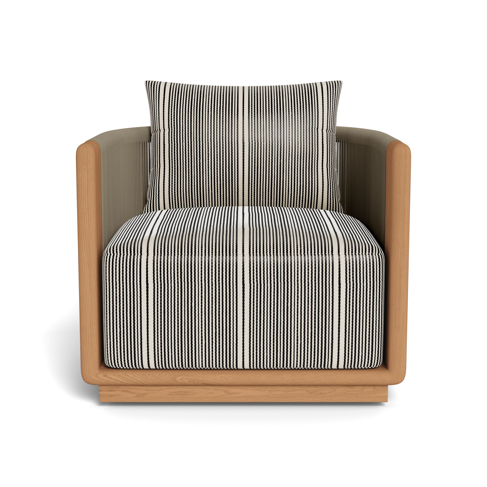 Palm Beach Teak Swivel Lounge Chair - Image 24