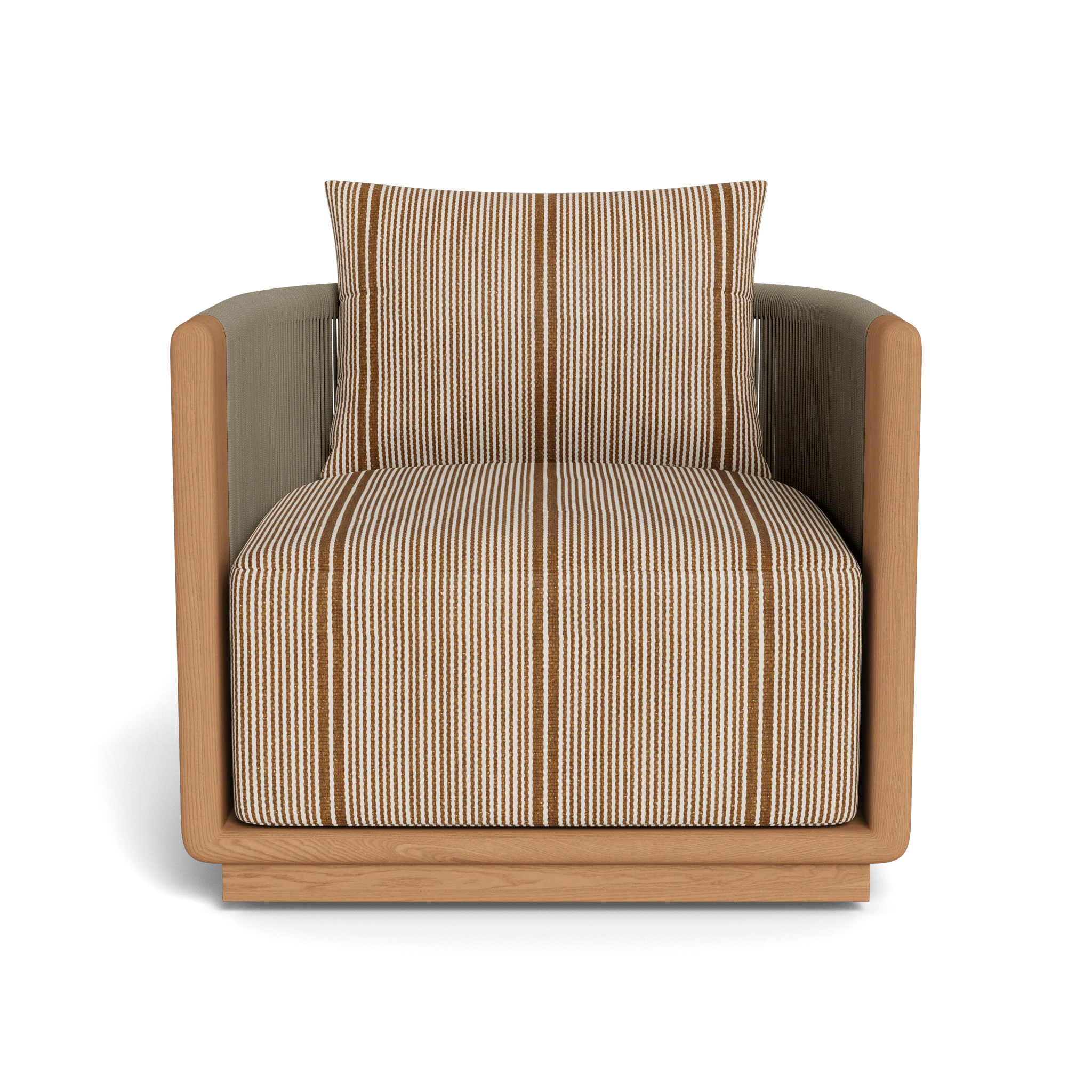 Palm Beach Teak Swivel Lounge Chair - Image 26
