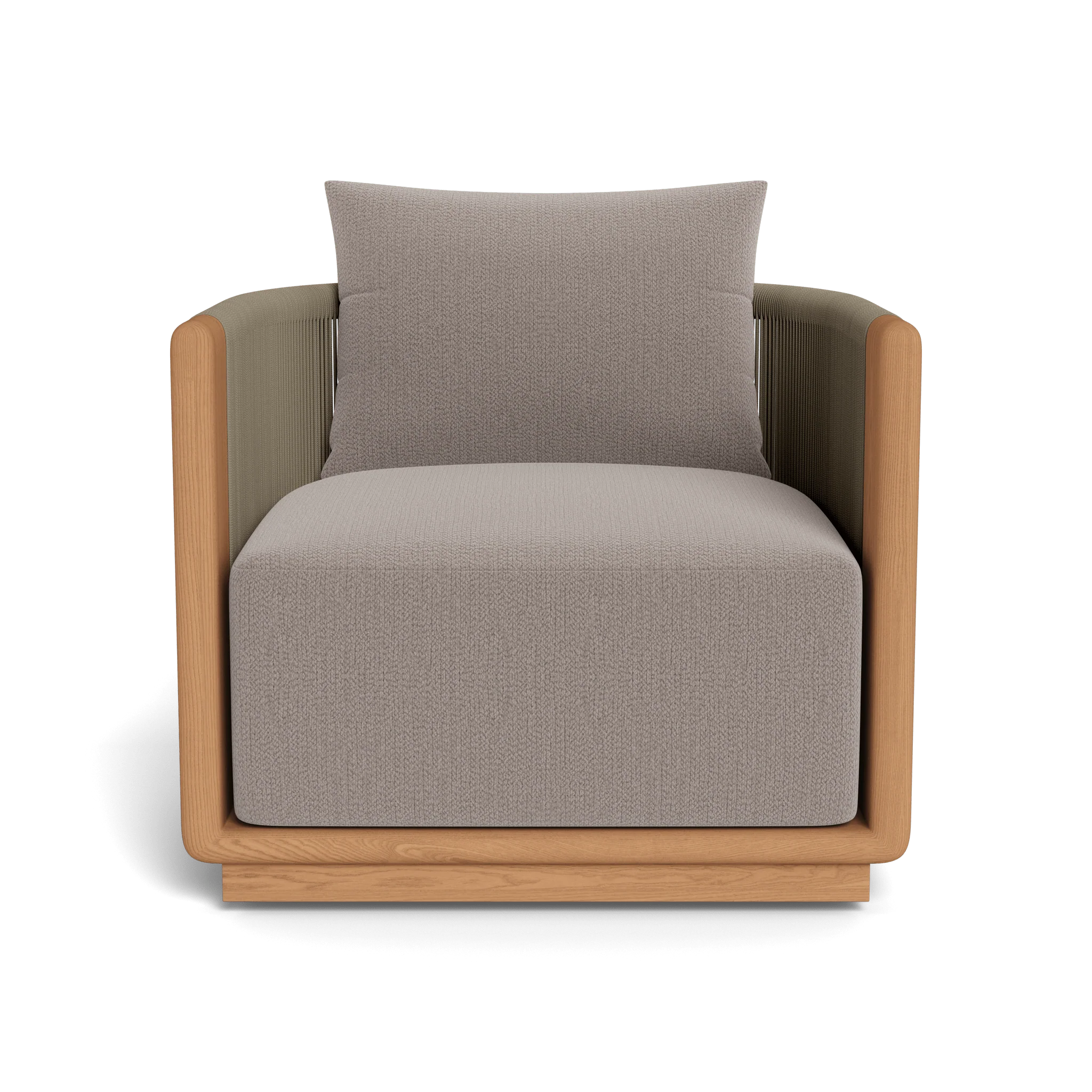 Palm Beach Teak Swivel Lounge Chair - Image 28