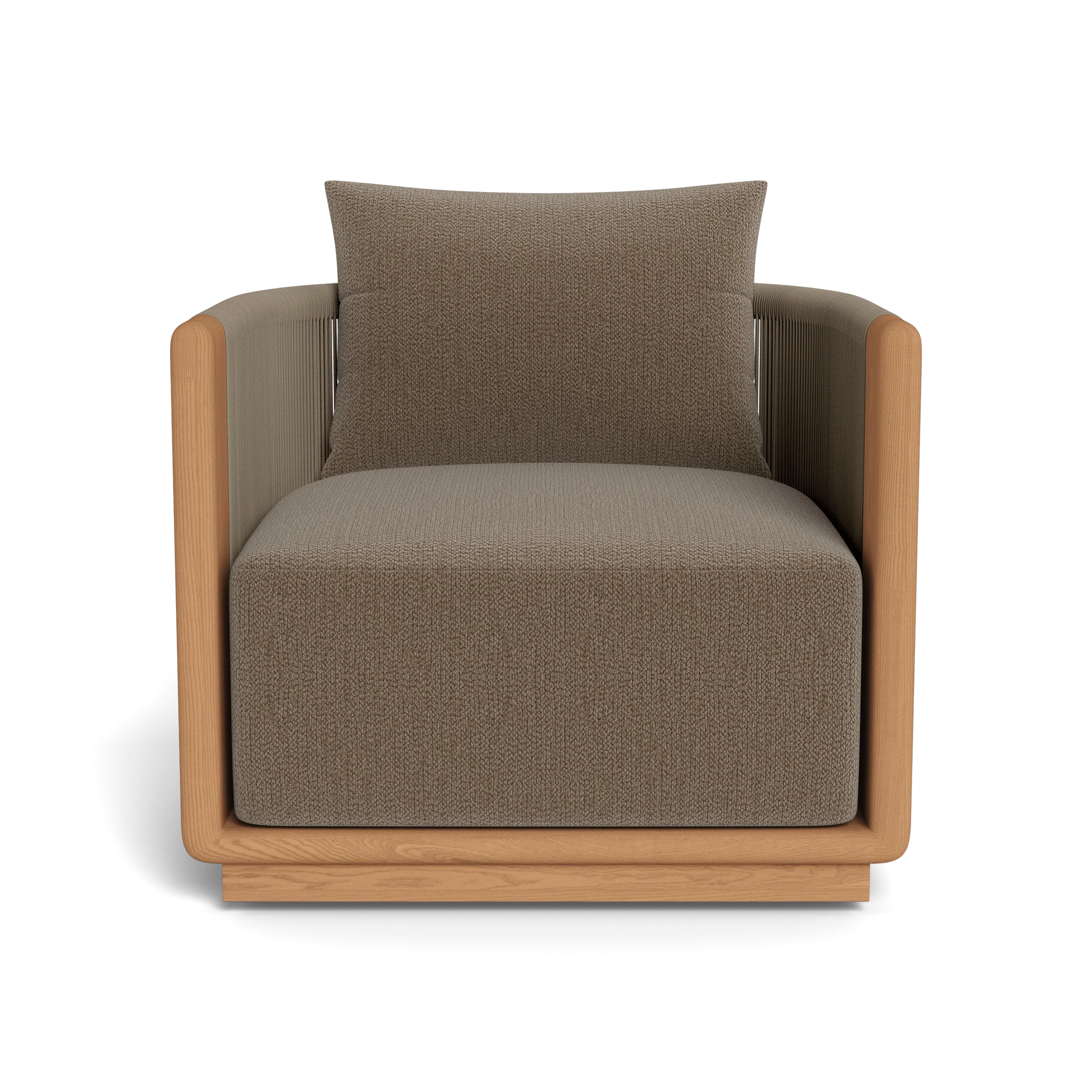 Palm Beach Teak Swivel Lounge Chair - Image 29