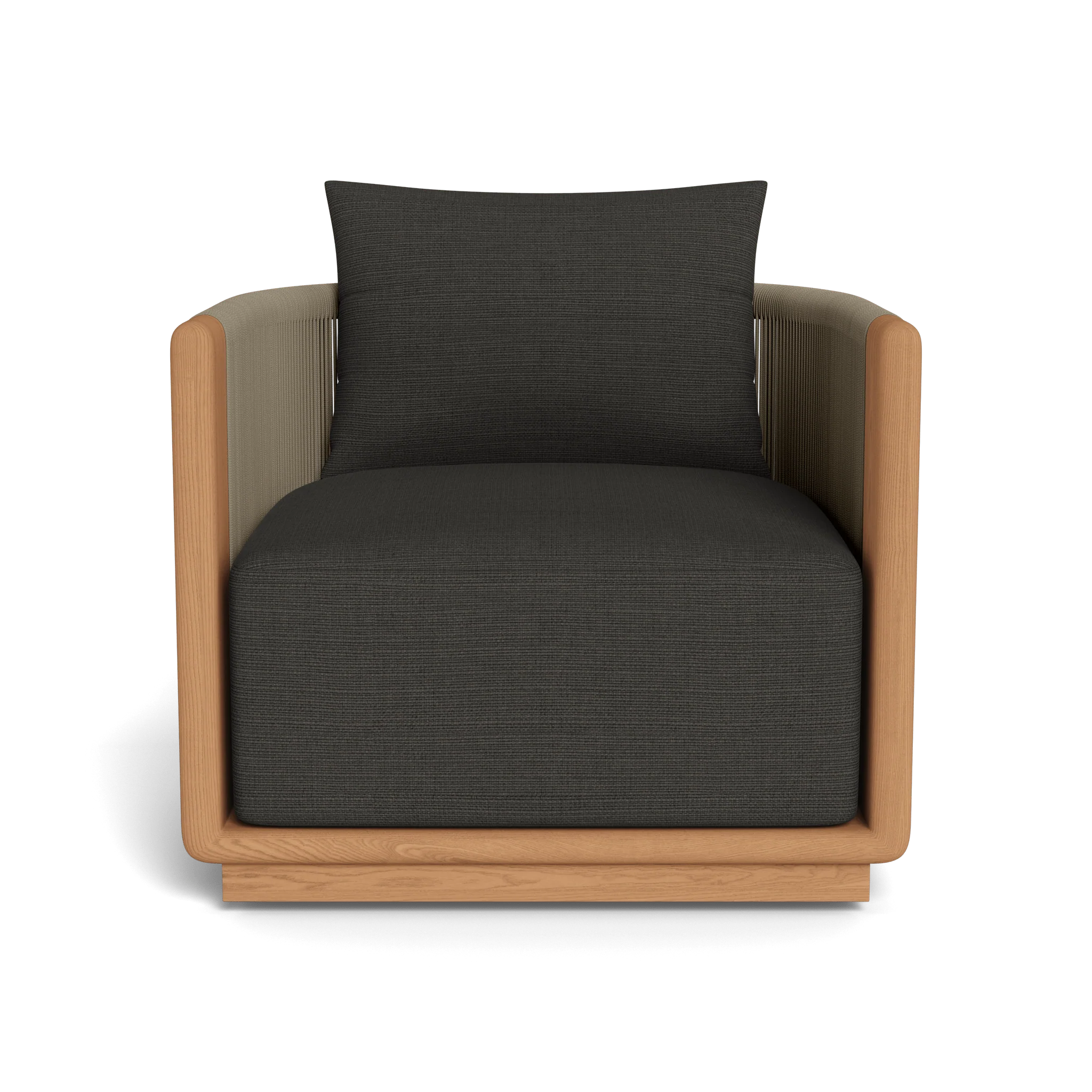 Palm Beach Teak Swivel Lounge Chair - Image 33