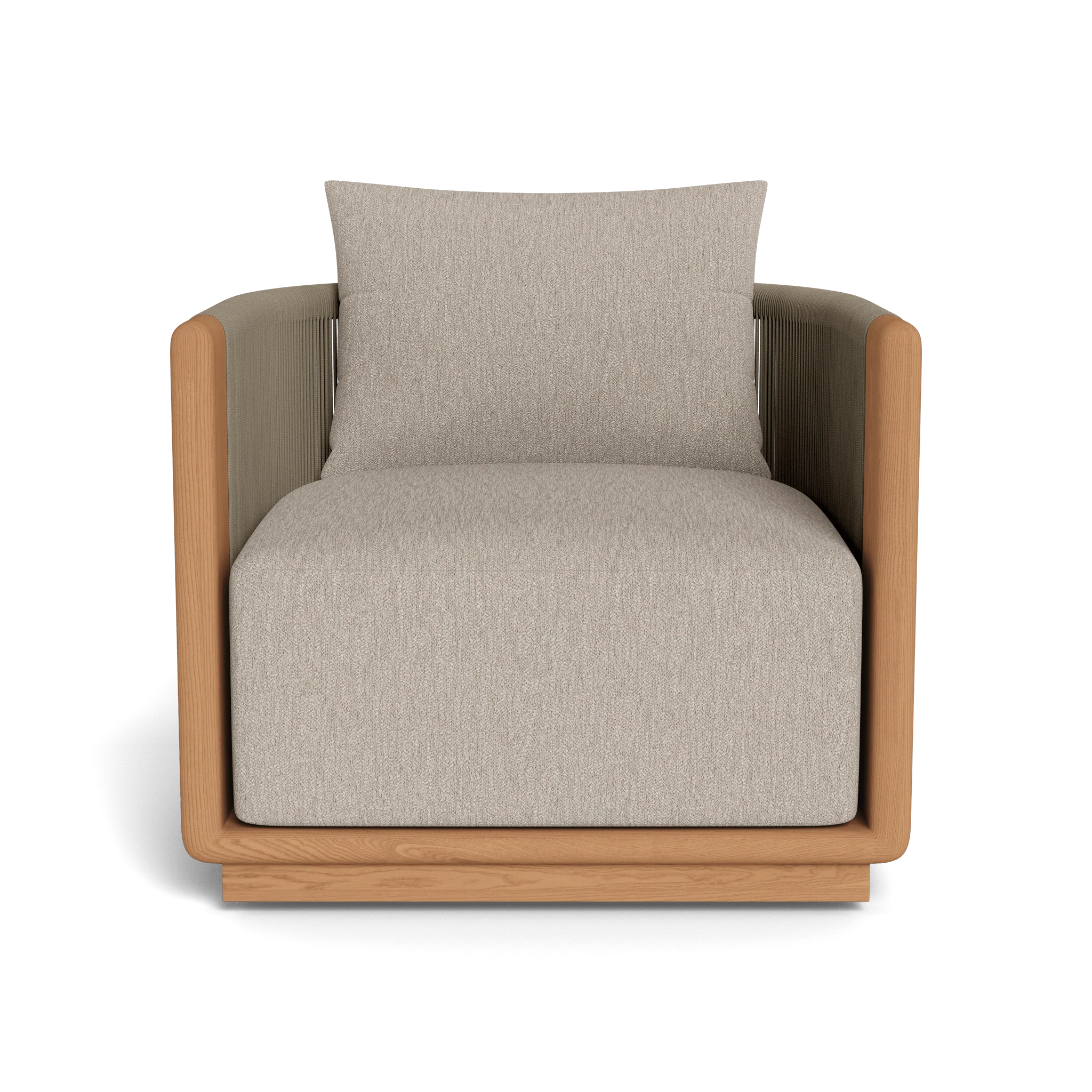Palm Beach Teak Swivel Lounge Chair - Image 44