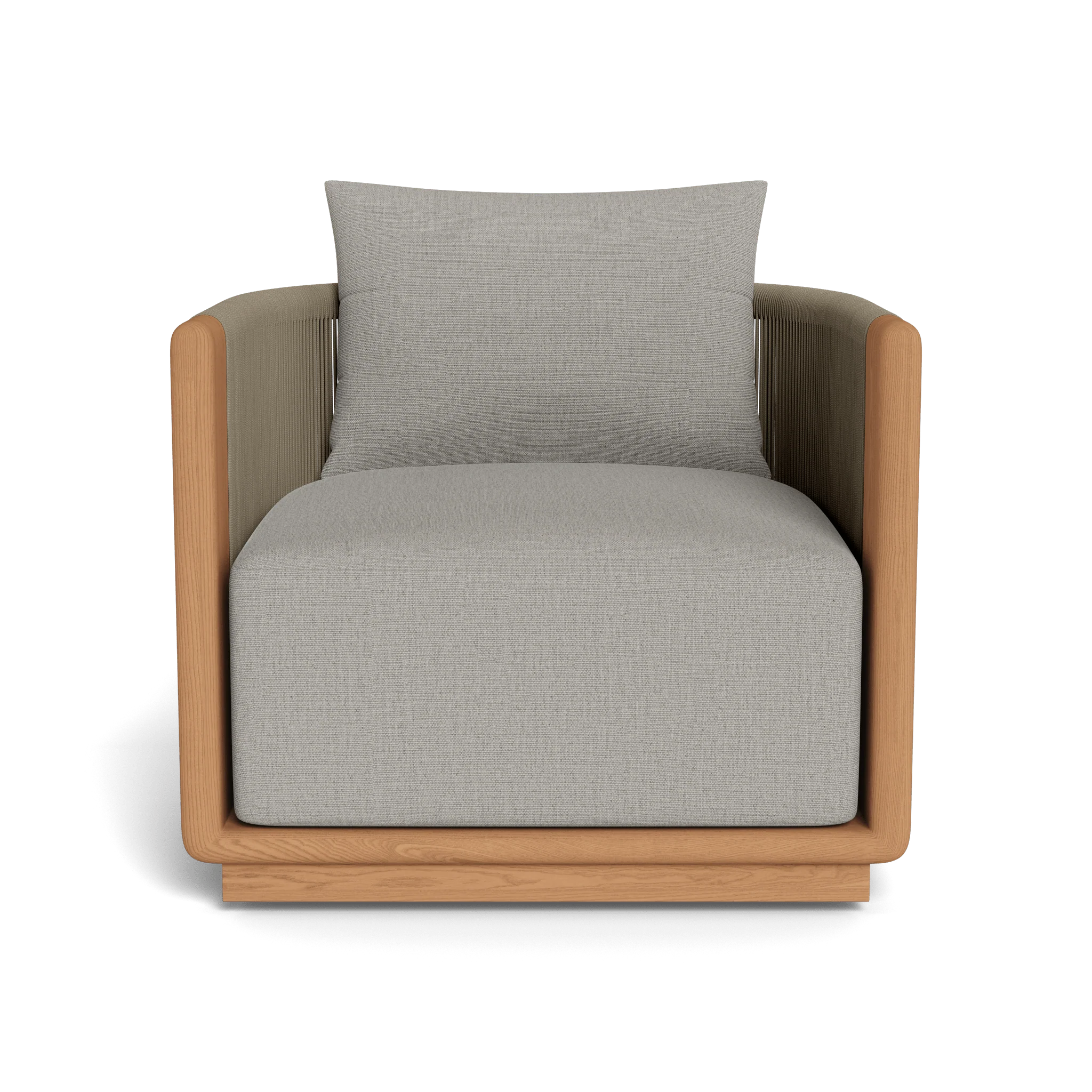 Palm Beach Teak Swivel Lounge Chair - Image 60