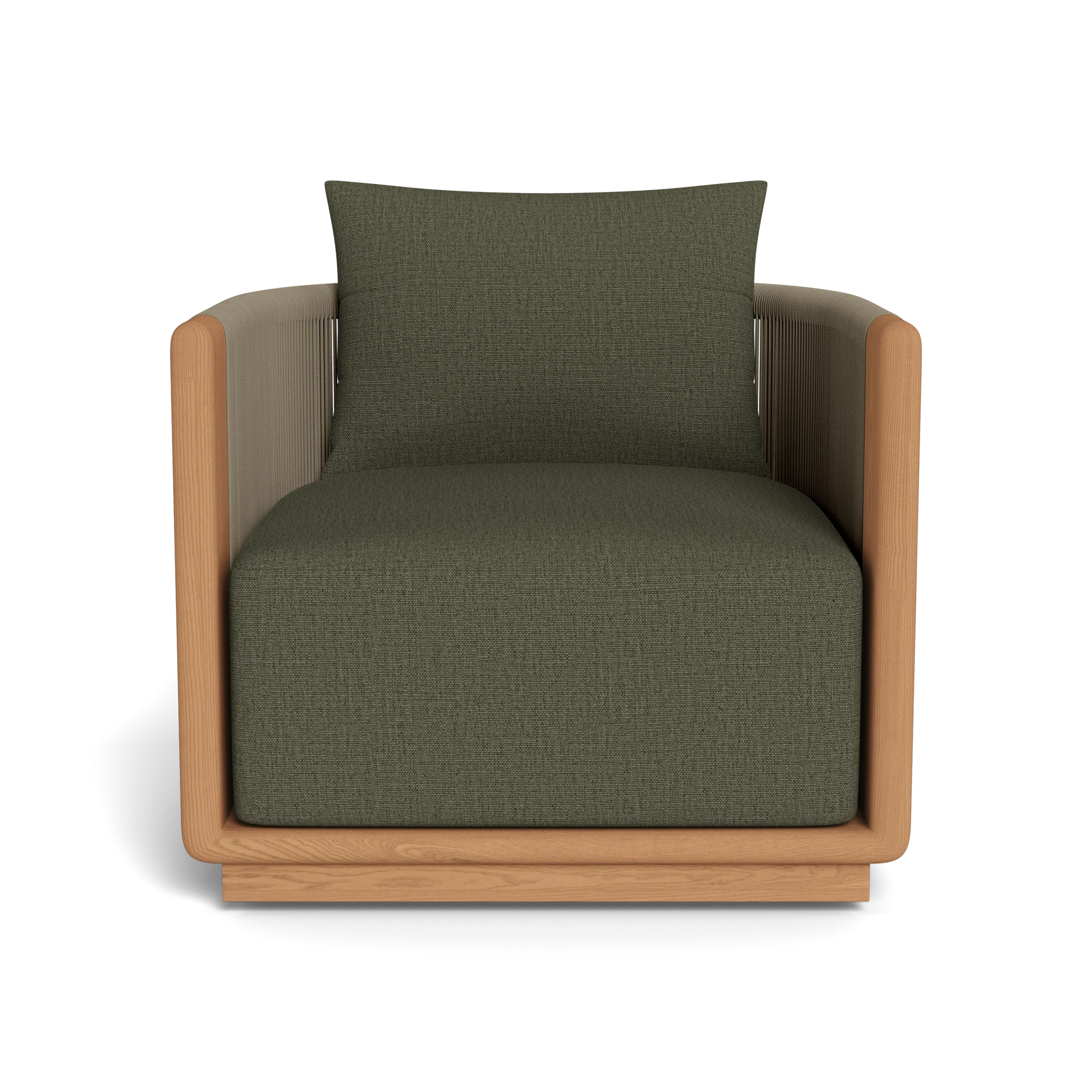 Palm Beach Teak Swivel Lounge Chair - Image 62