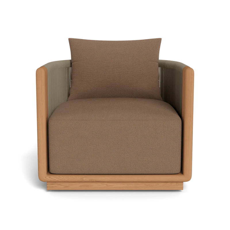 Palm Beach Teak Swivel Lounge Chair - Image 81