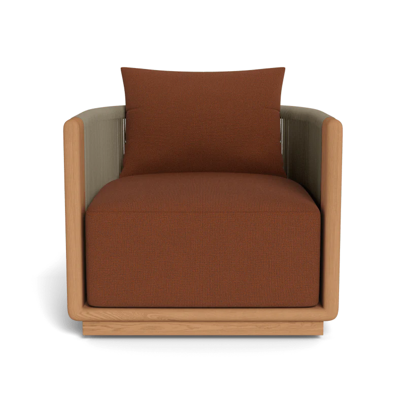 Palm Beach Teak Swivel Lounge Chair - Image 85
