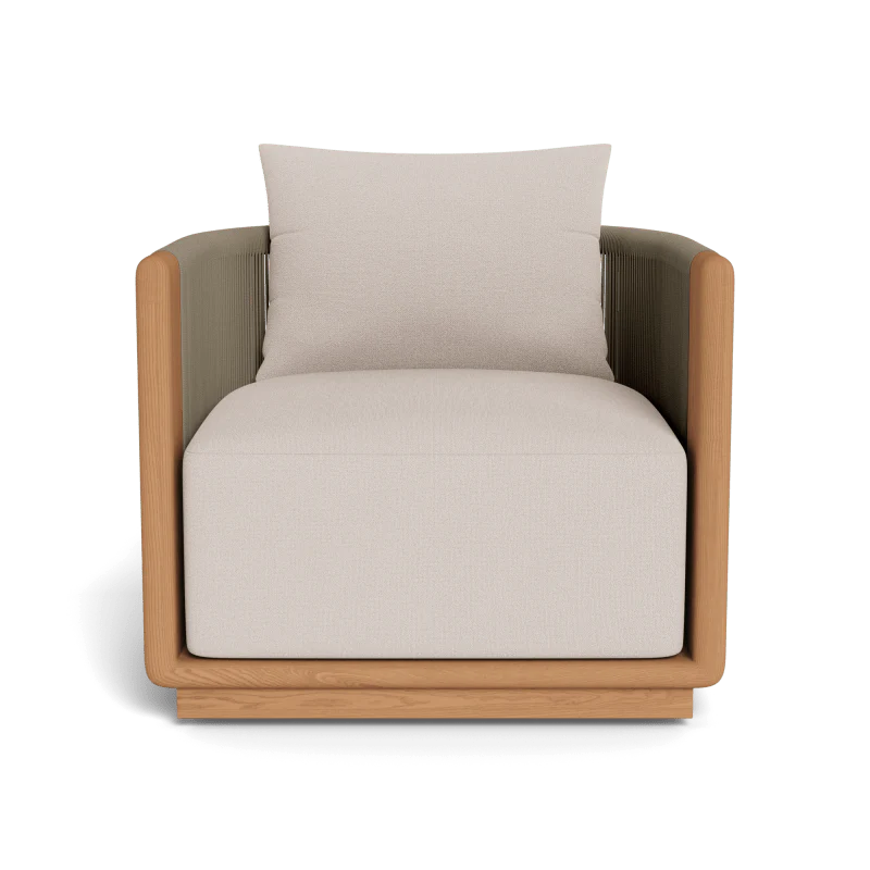 Palm Beach Teak Swivel Lounge Chair - Image 86