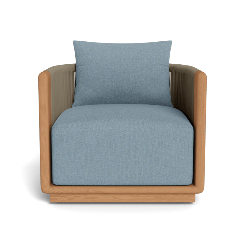 Palm Beach Teak Swivel Lounge Chair - Image 87