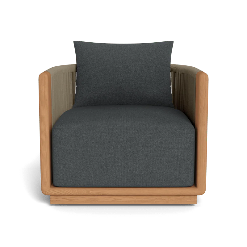 Palm Beach Teak Swivel Lounge Chair - Image 88