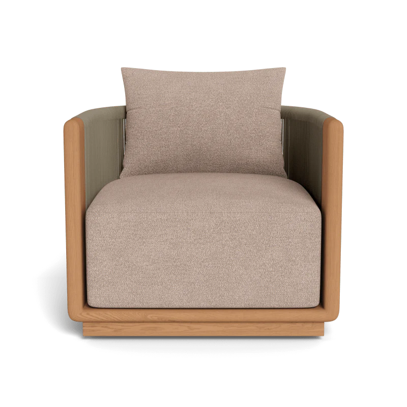 Palm Beach Teak Swivel Lounge Chair - Image 99