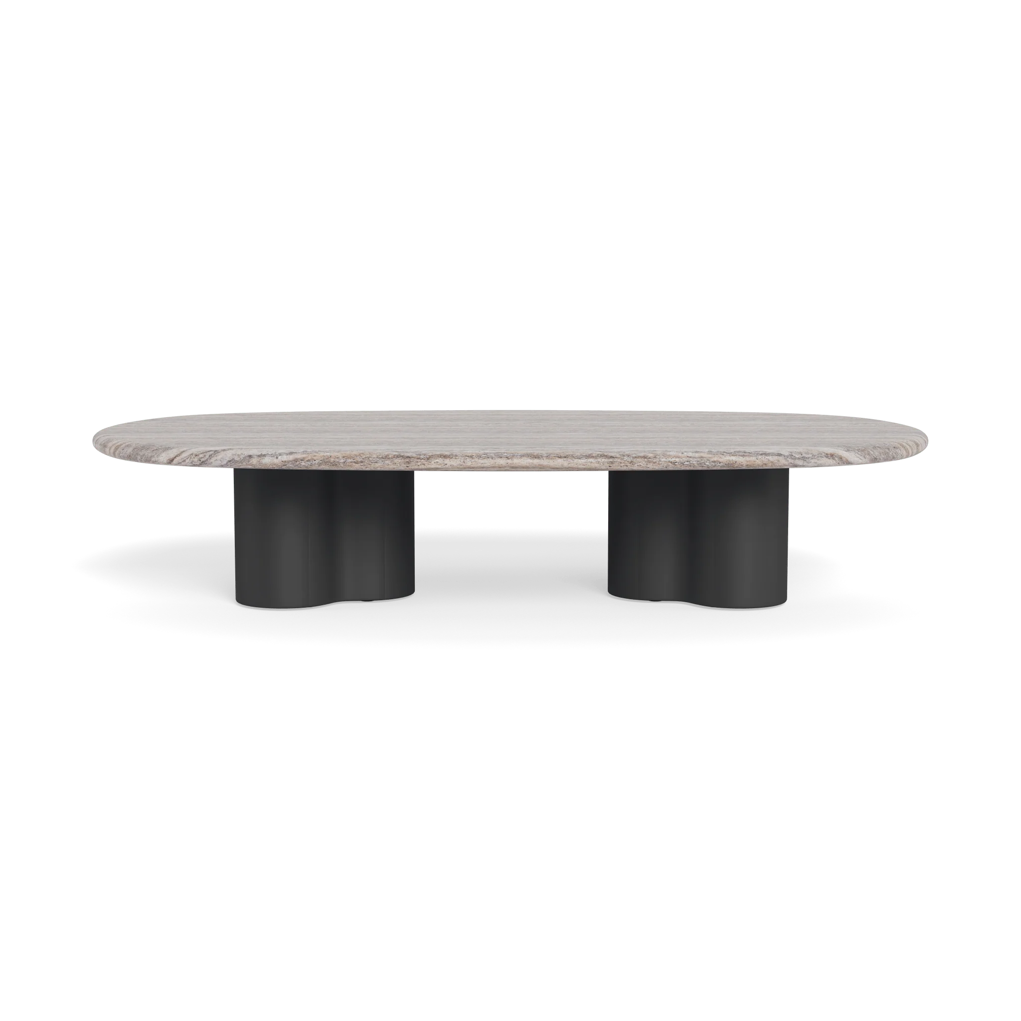 Porto Aluminum Pill Coffee Table 64" - Image 6
