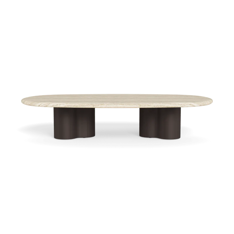 Porto Aluminum Pill Coffee Table 64" - Image 8