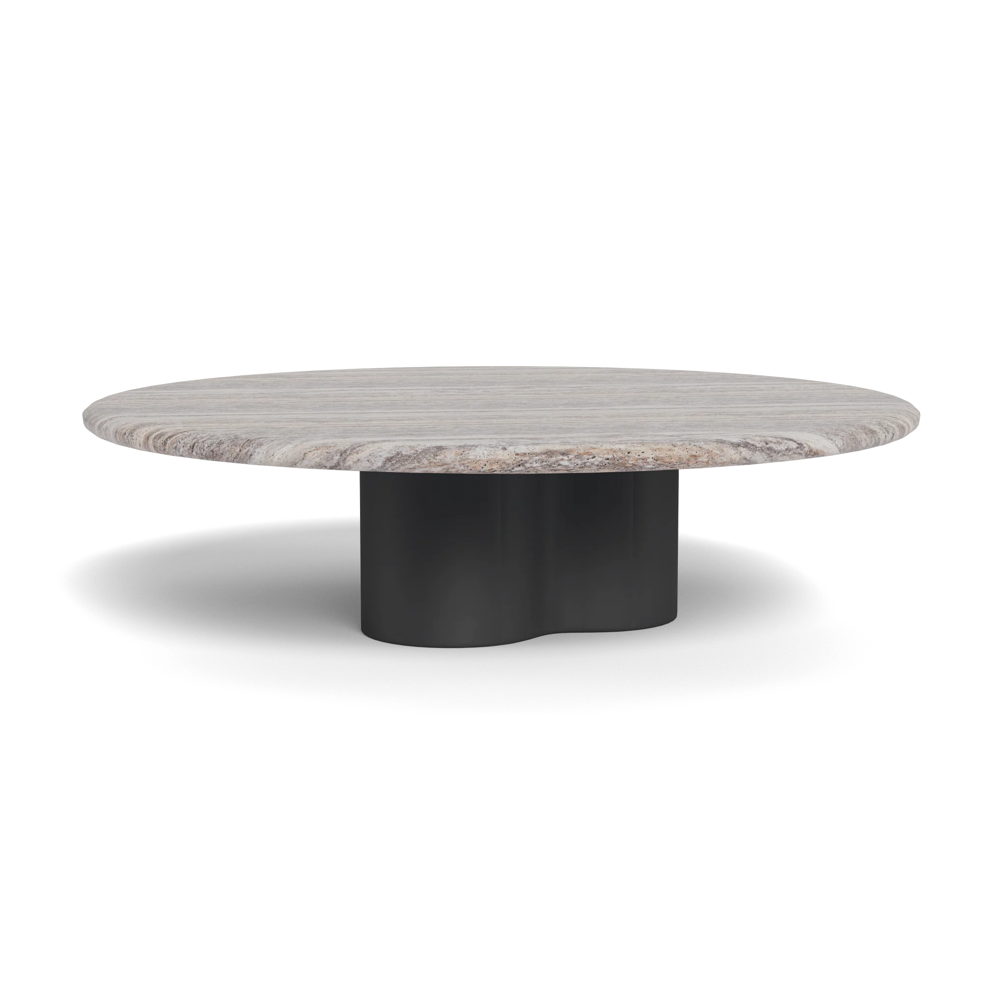Porto Aluminum Round Coffee Table 48" - Image 4