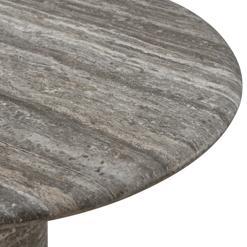 Porto Travertine Pill Dining Table 84" - Image 11