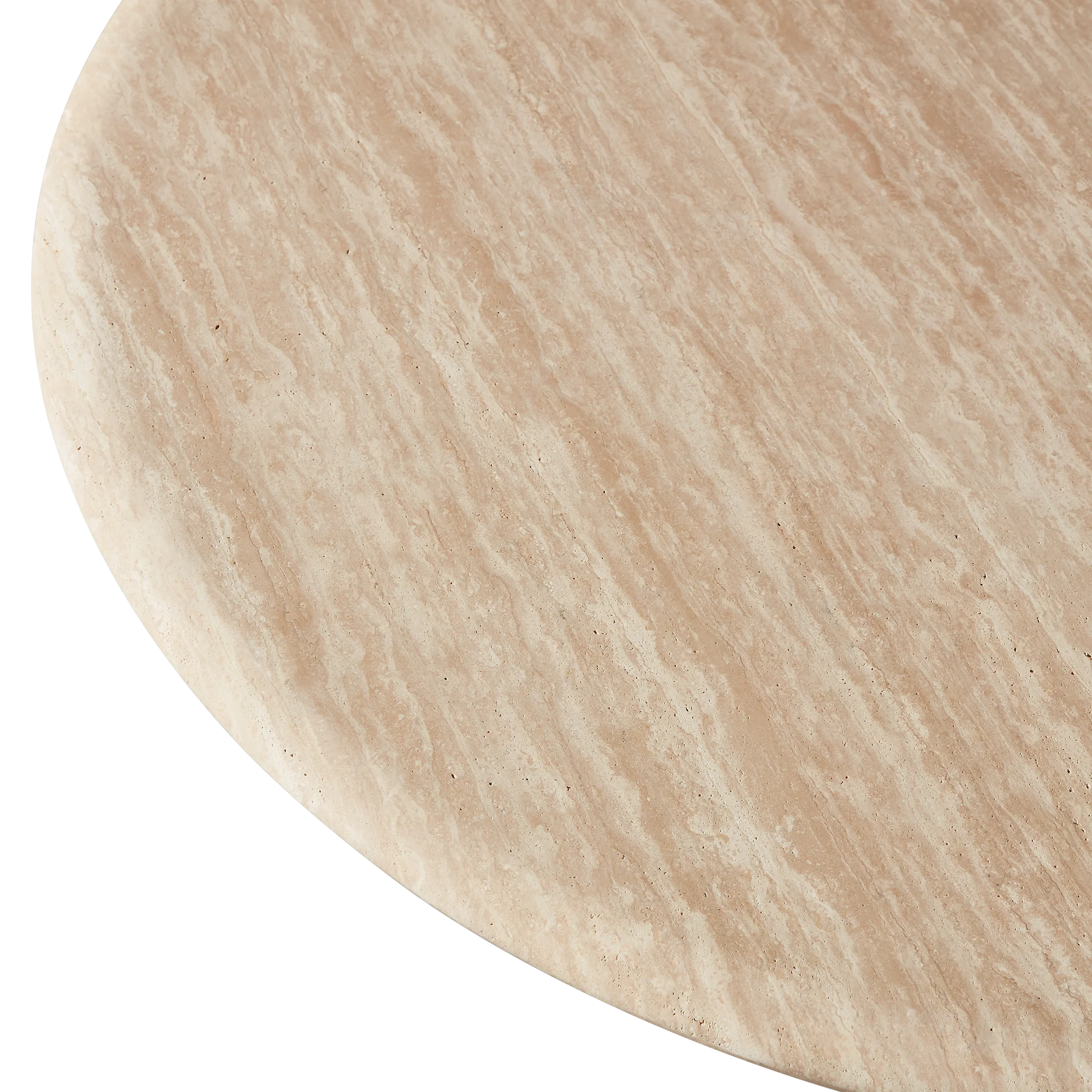 Porto Travertine Round Coffee Table - Image 6