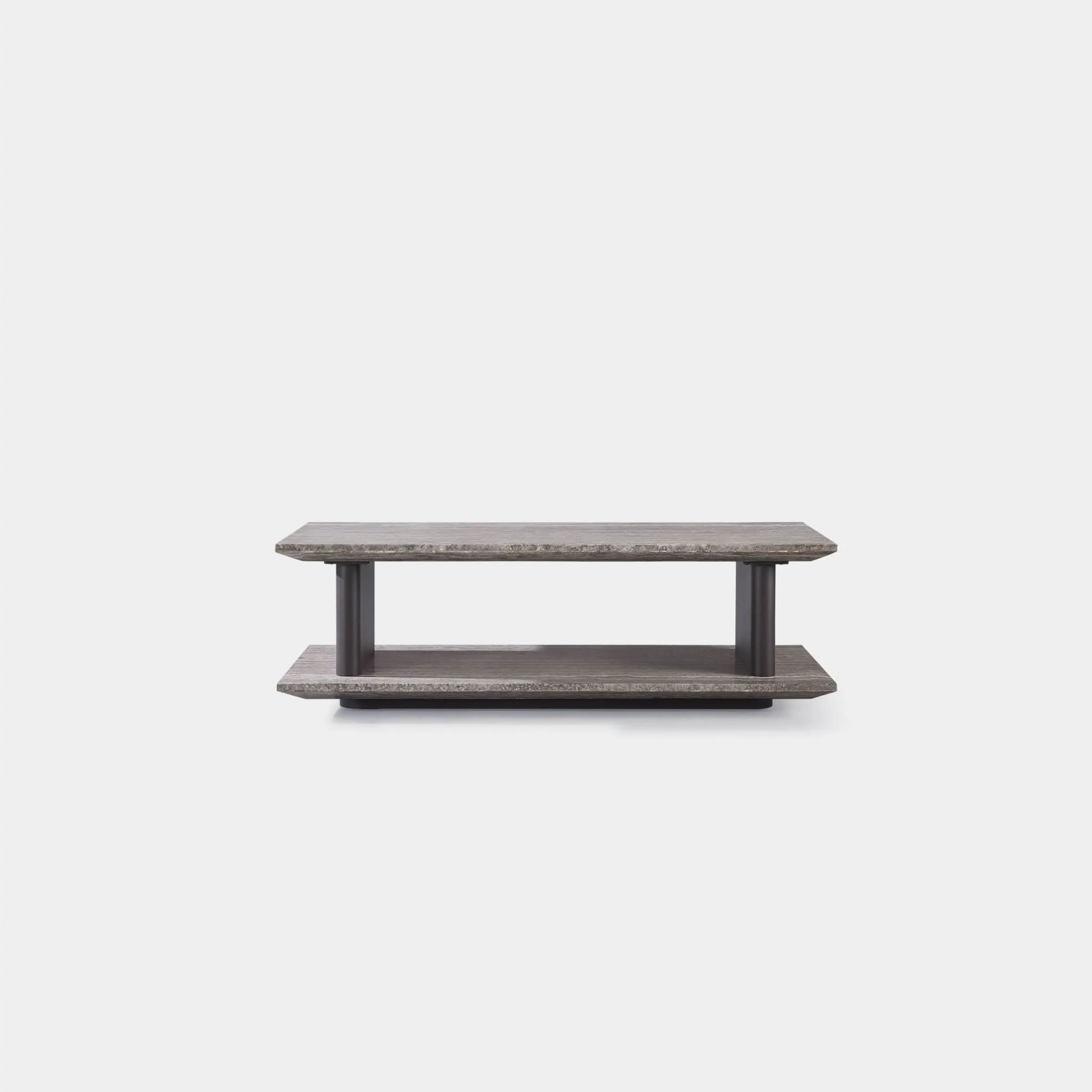 Santorini Stone Rectangle Side Table - Image 3