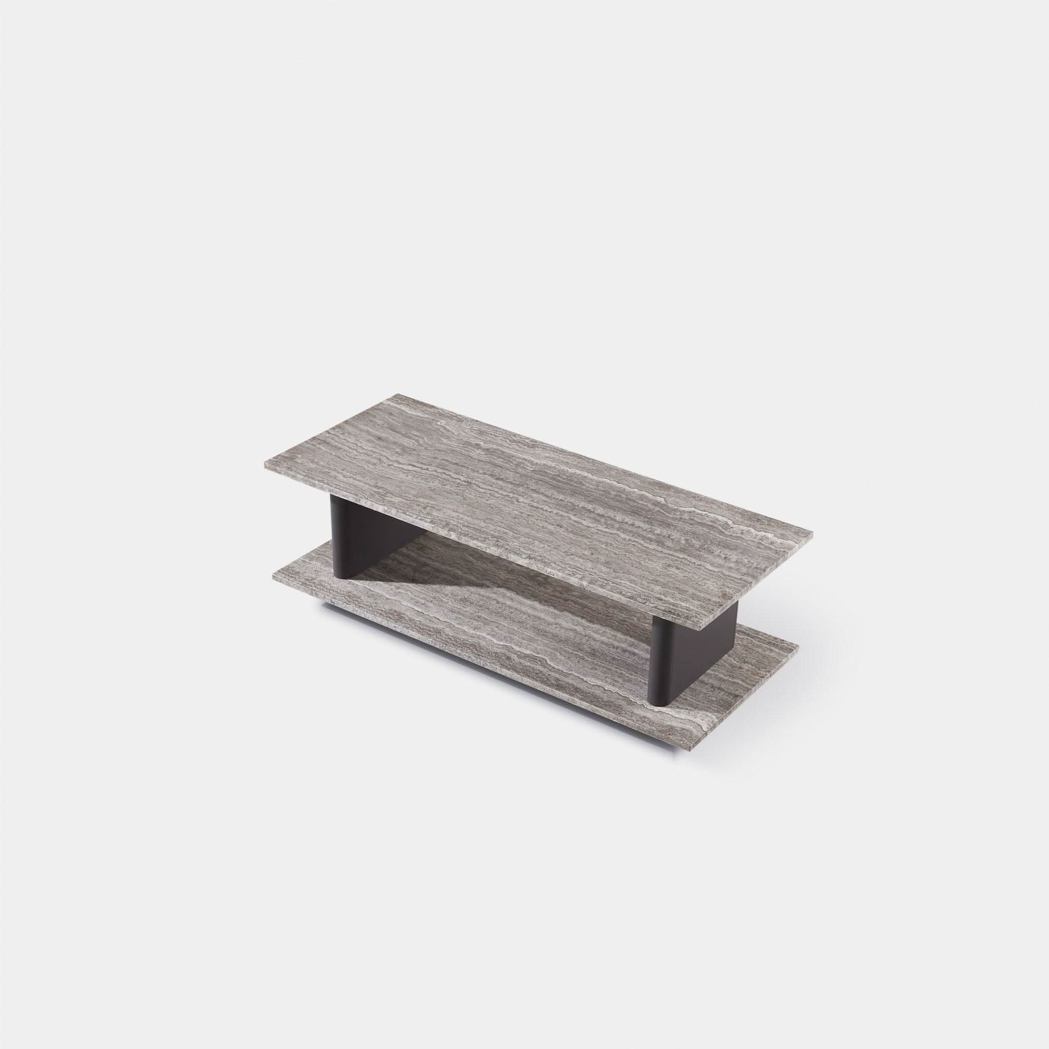 Santorini Stone Rectangle Side Table - Image 4