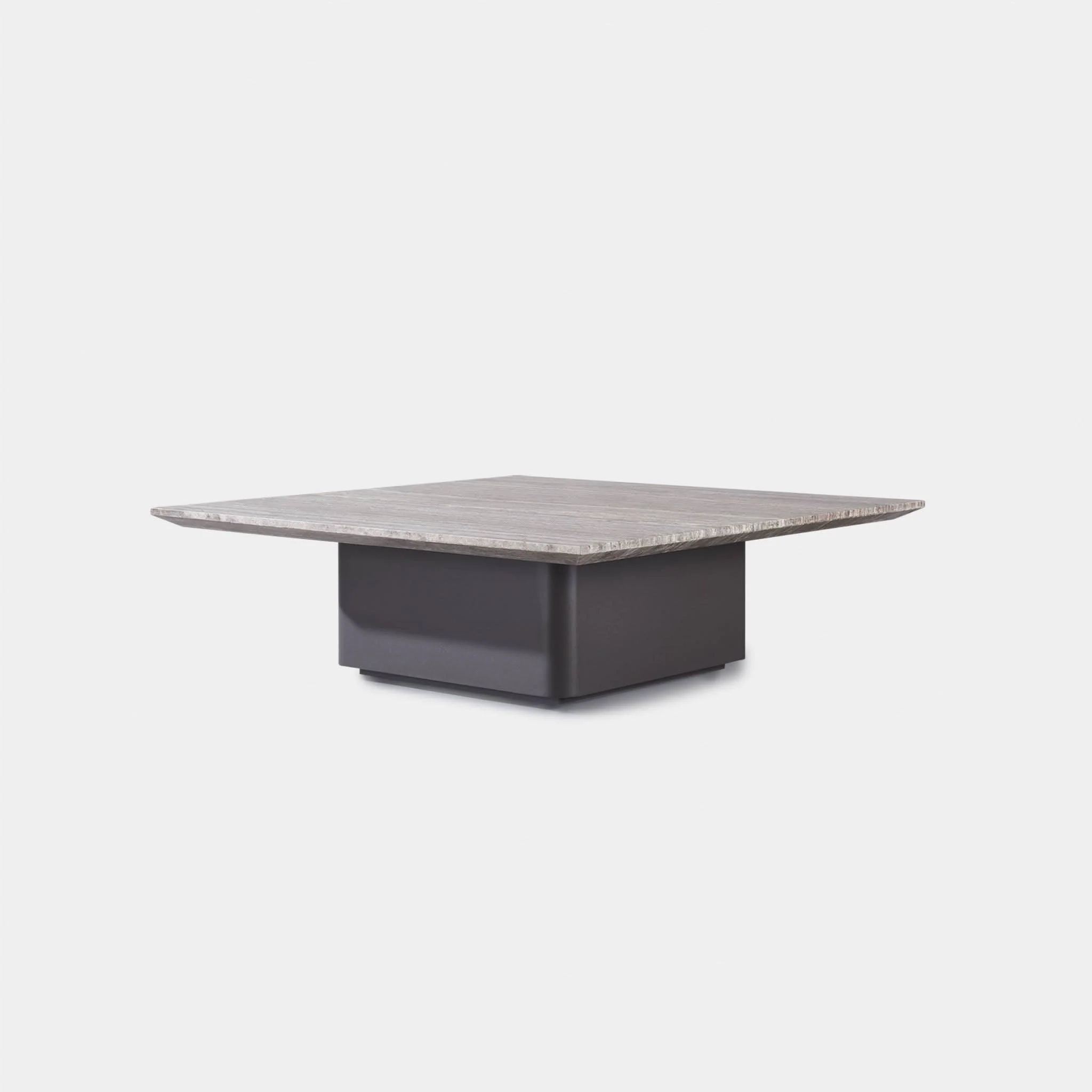 Santorini Stone Square Side Table - Image 6